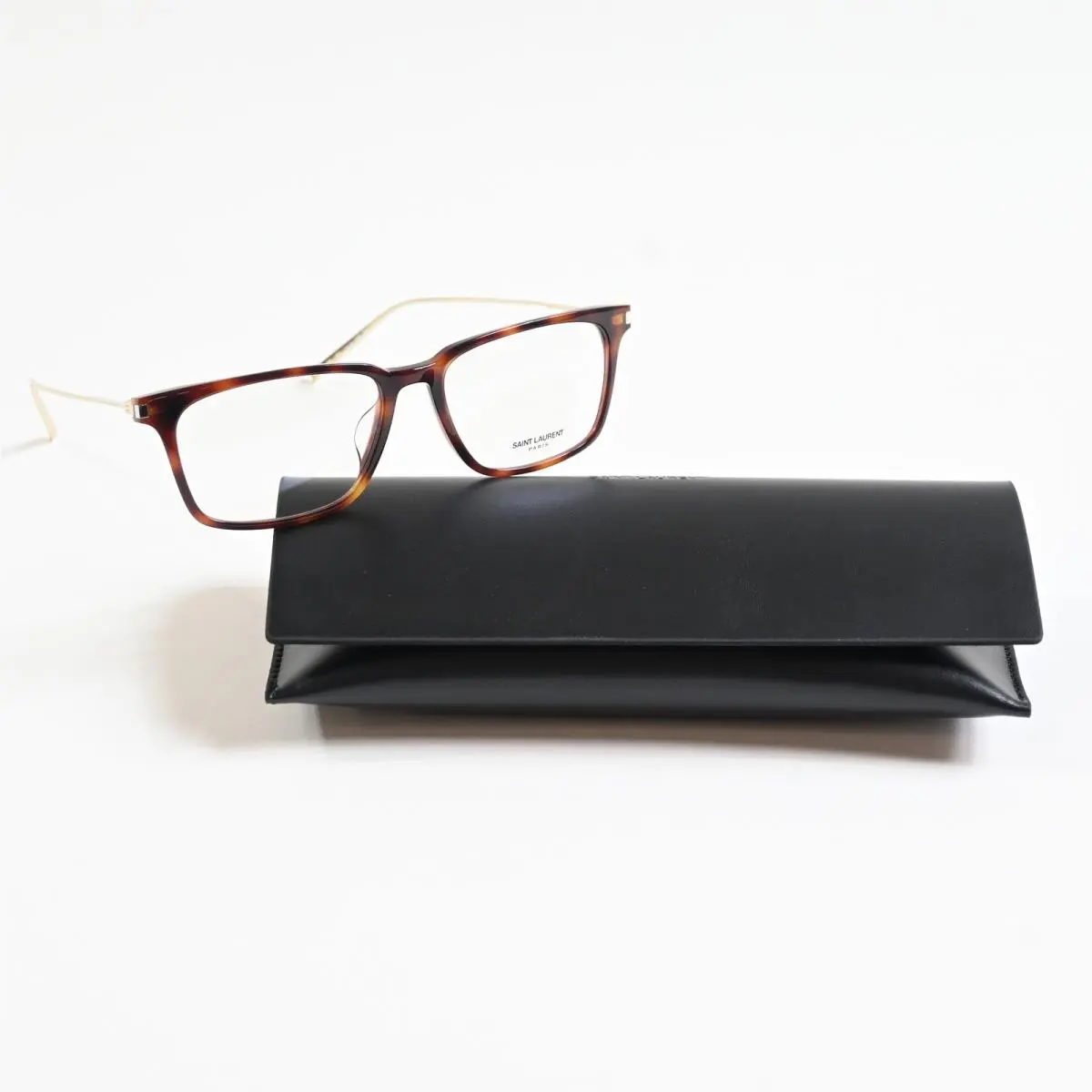 Yves Saint Laurent SL-625O 002 Mens Eyeglasses Havana/gold 55mm