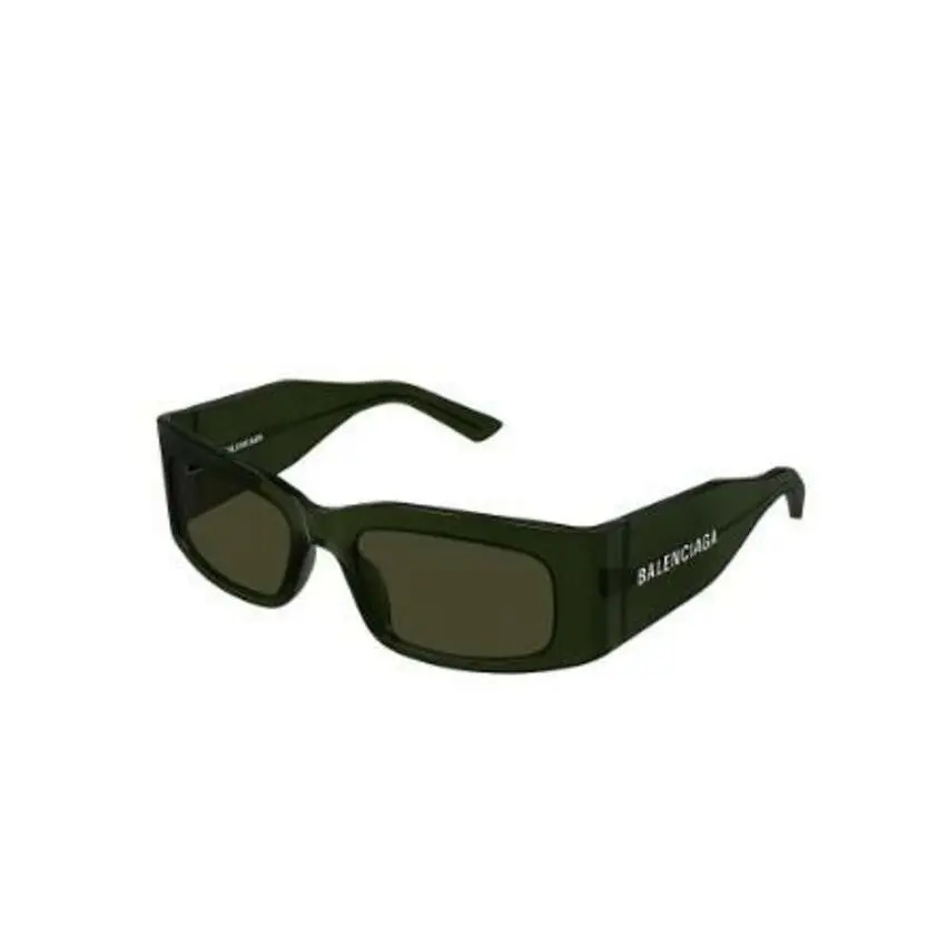 Green Rectangular Sunglasses BB0328S by Balenciaga
