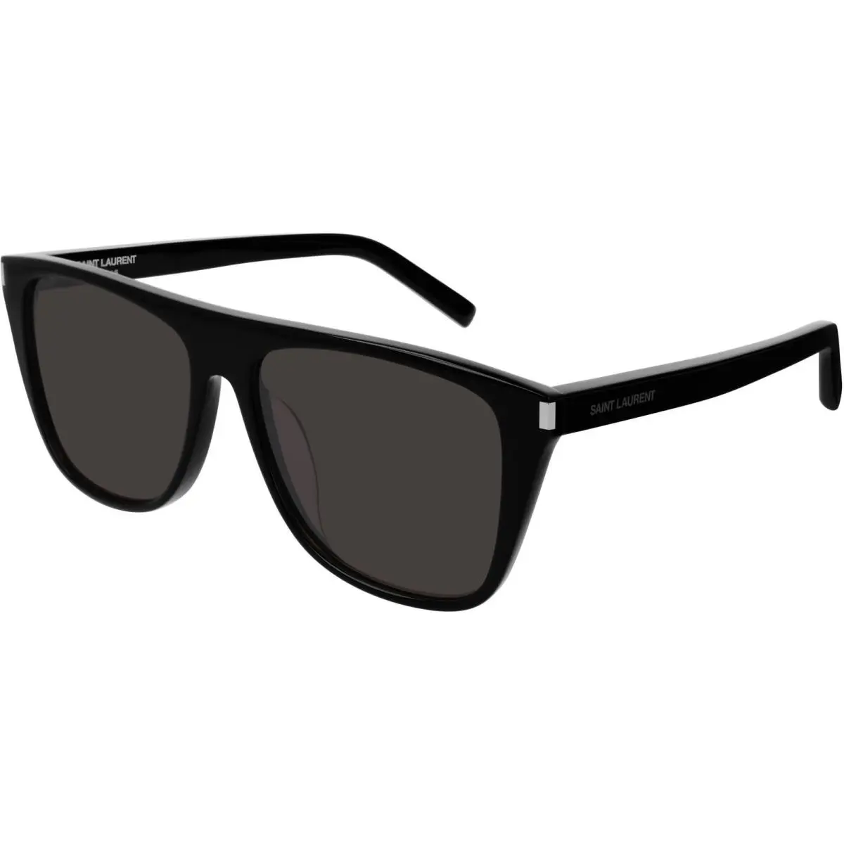 Saint Laurent Wave SL 1/F Sunglasses 001 Black by Yves Saint Laurent