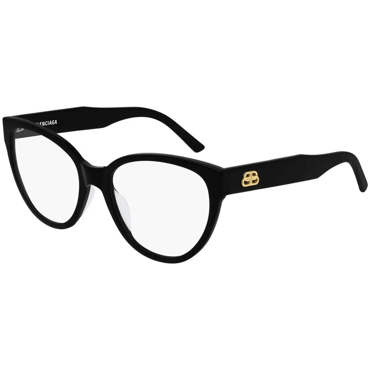 Balenciaga BB0064O 001 Eyeglasses Women`s Black Full Rim Optical Frame 54mm