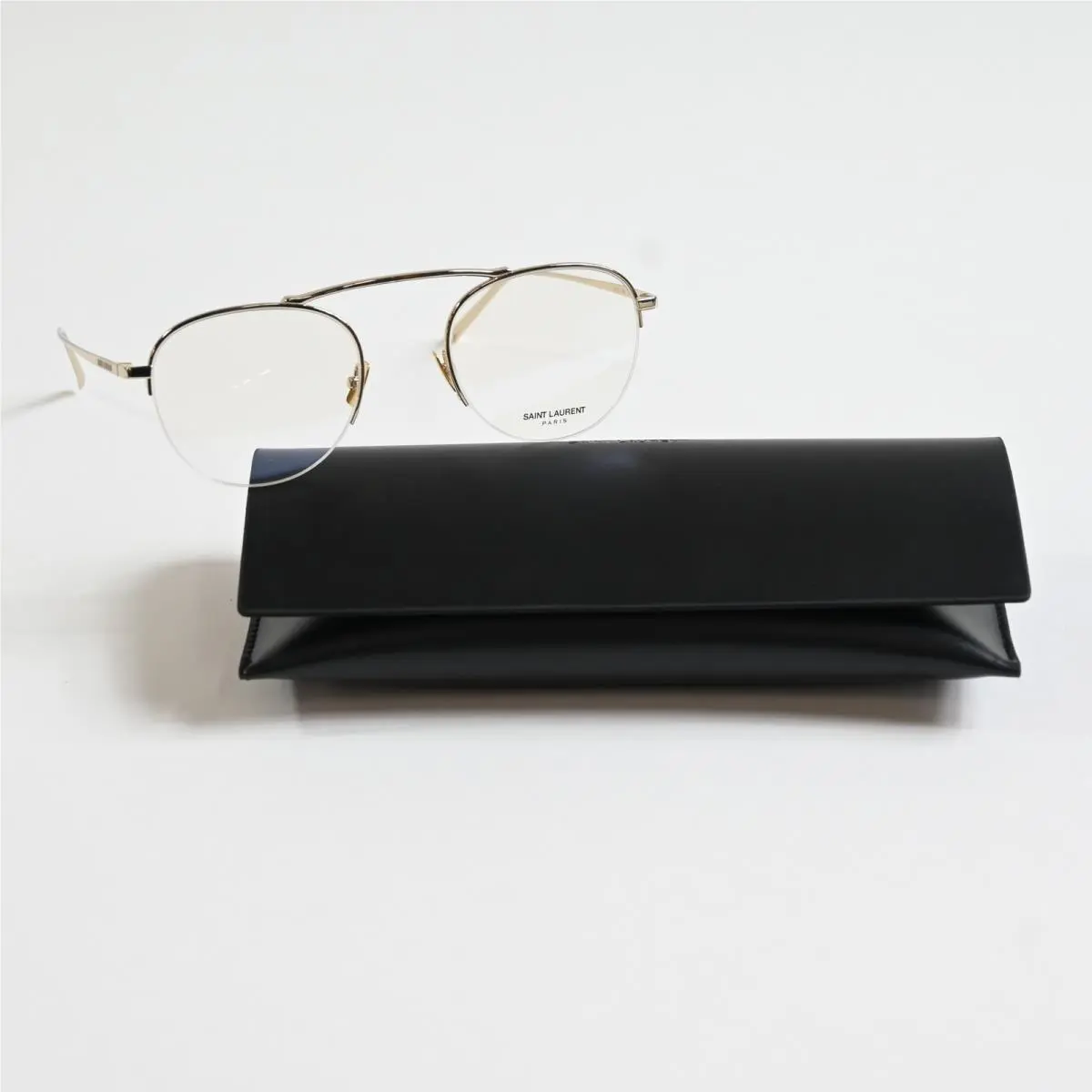 Yves Saint Laurent SL-576O 002 Unisex Eyeglasses Gold 51mm