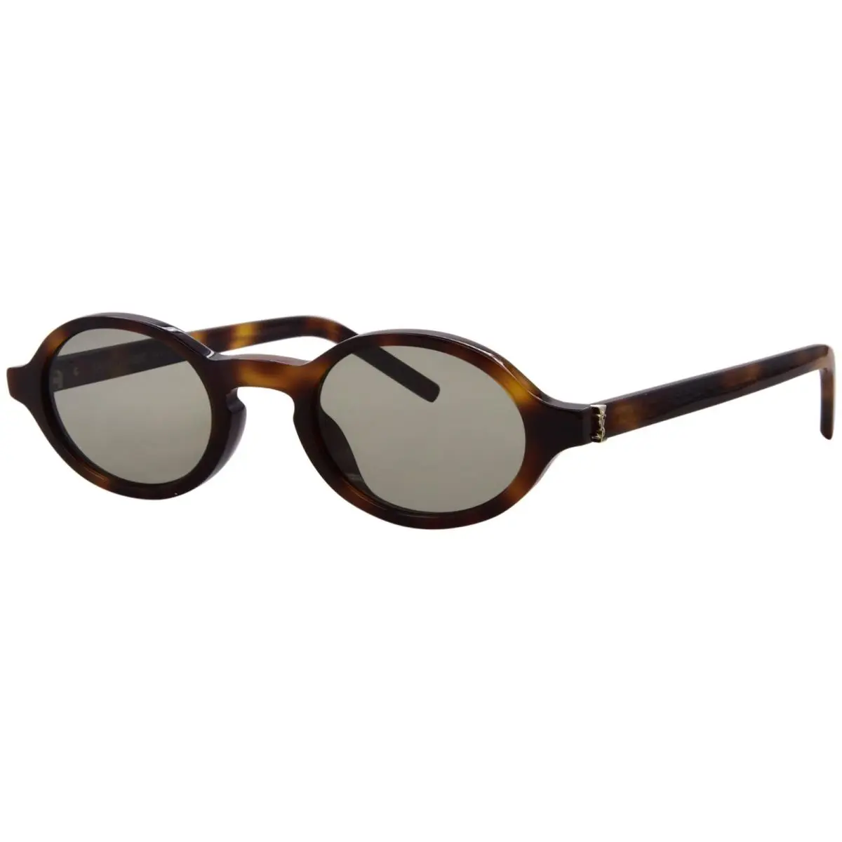 Saint Laurent SL M161 003 Sunglasses Women`s Havana/grey Lenses Oval Shape 48mm by Yves Saint Laurent