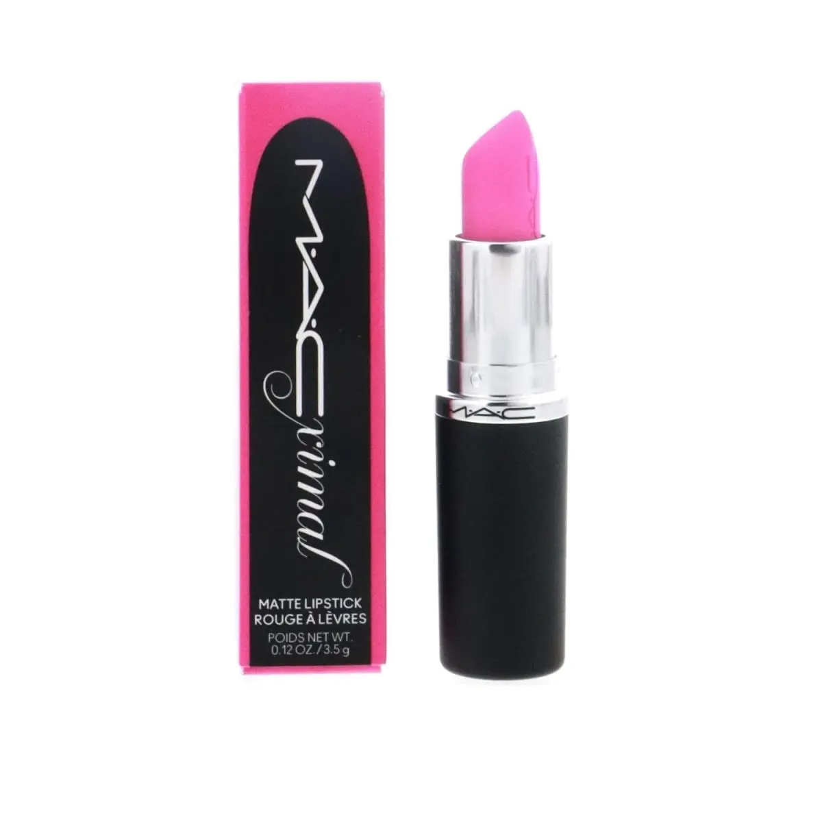 Mac Silky Matte Pink Lipstick Candy Yum Yum 0.1 Ounces Mac Matte Lip Color