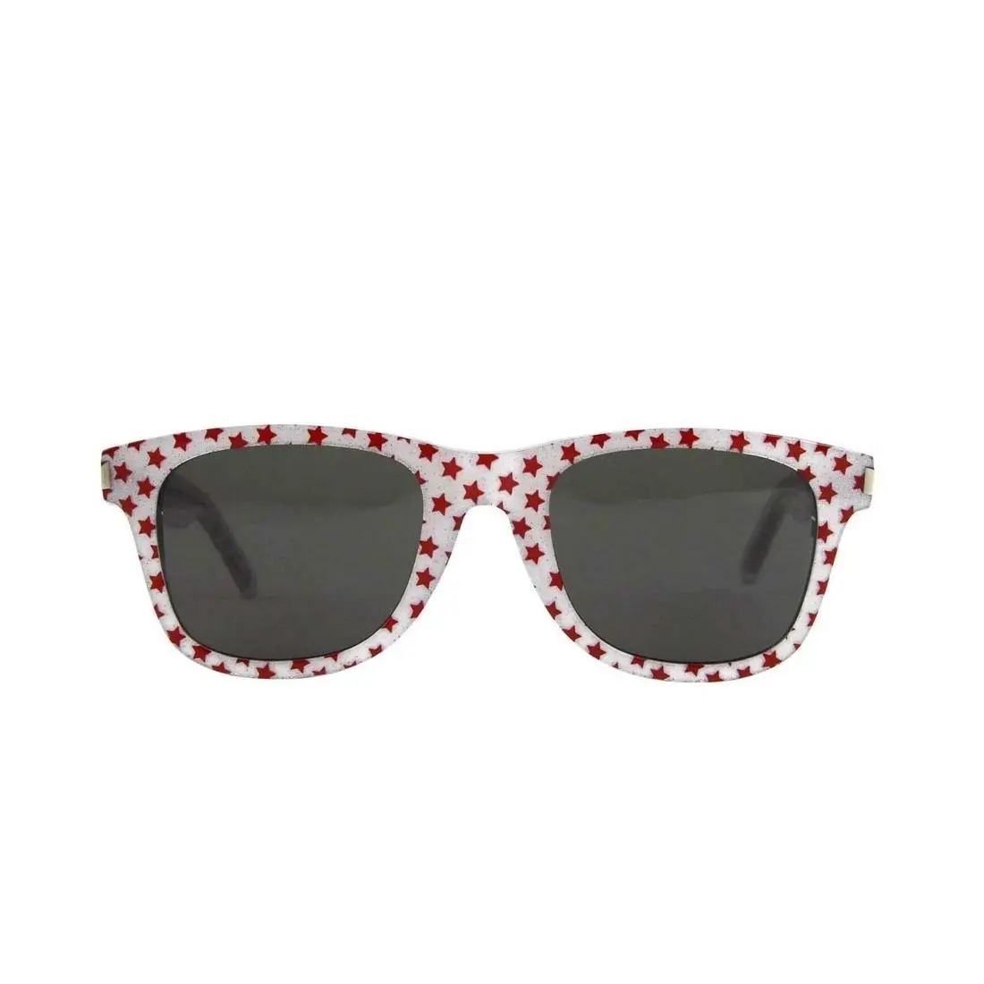 Saint Laurent Women`s Classic Silver Glitter Acetate Sunglasses