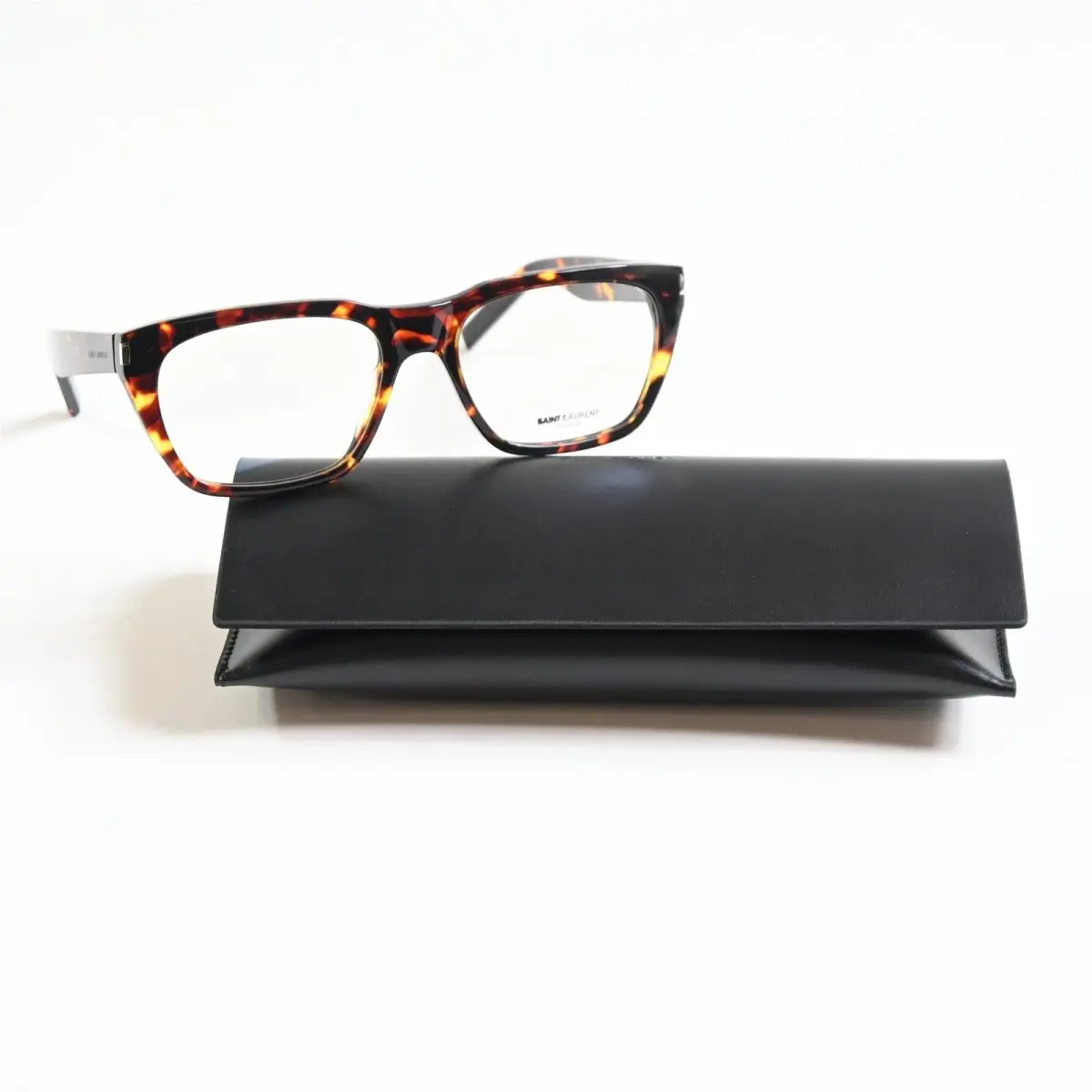 SL-598O 002 Unisex Eyeglasses Havana 56mm by Yves Saint Laurent