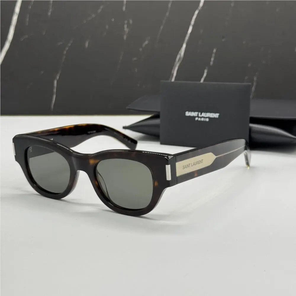 Saint Laurent SL573 002 Dark Havana Women Sunglasses Saint Laurent SL573 002