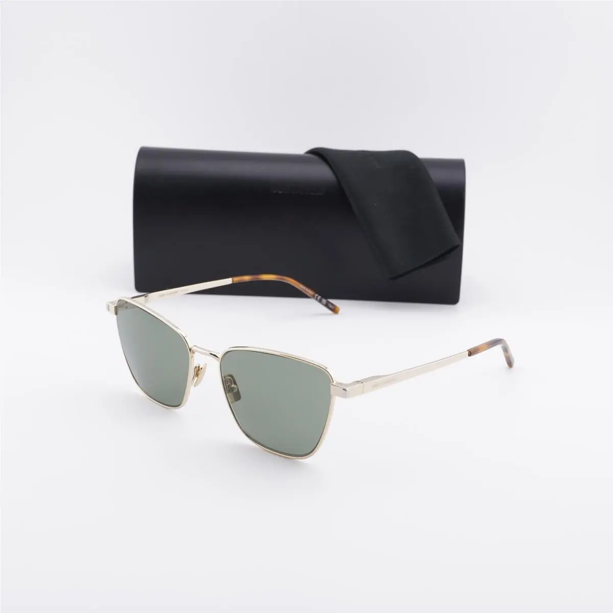 Saint Laurent SL551 003 Gold/green 57-17-145 Sunglasses by Yves Saint Laurent