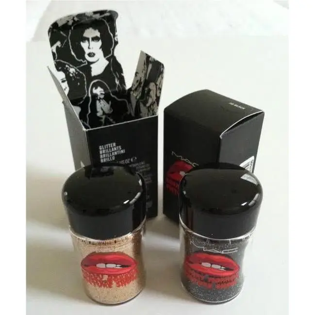 Mac Cosmetics Rocky Horror Picture Show Glitter Lot Of 2 Bottles Black Gold by MAC Cosmetics