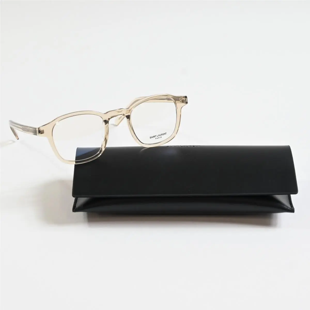 Yves Saint Laurent SL-549O-SLIM 004 Mens Eyeglasses Yellow 47