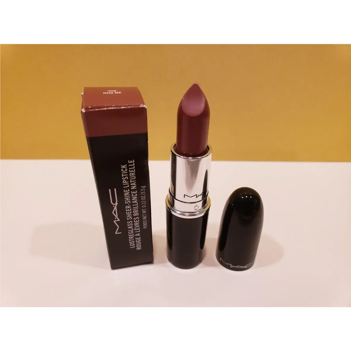 Mac Lustreglass Sheer-shine Lipstick Hug Me 508 by MAC Cosmetics