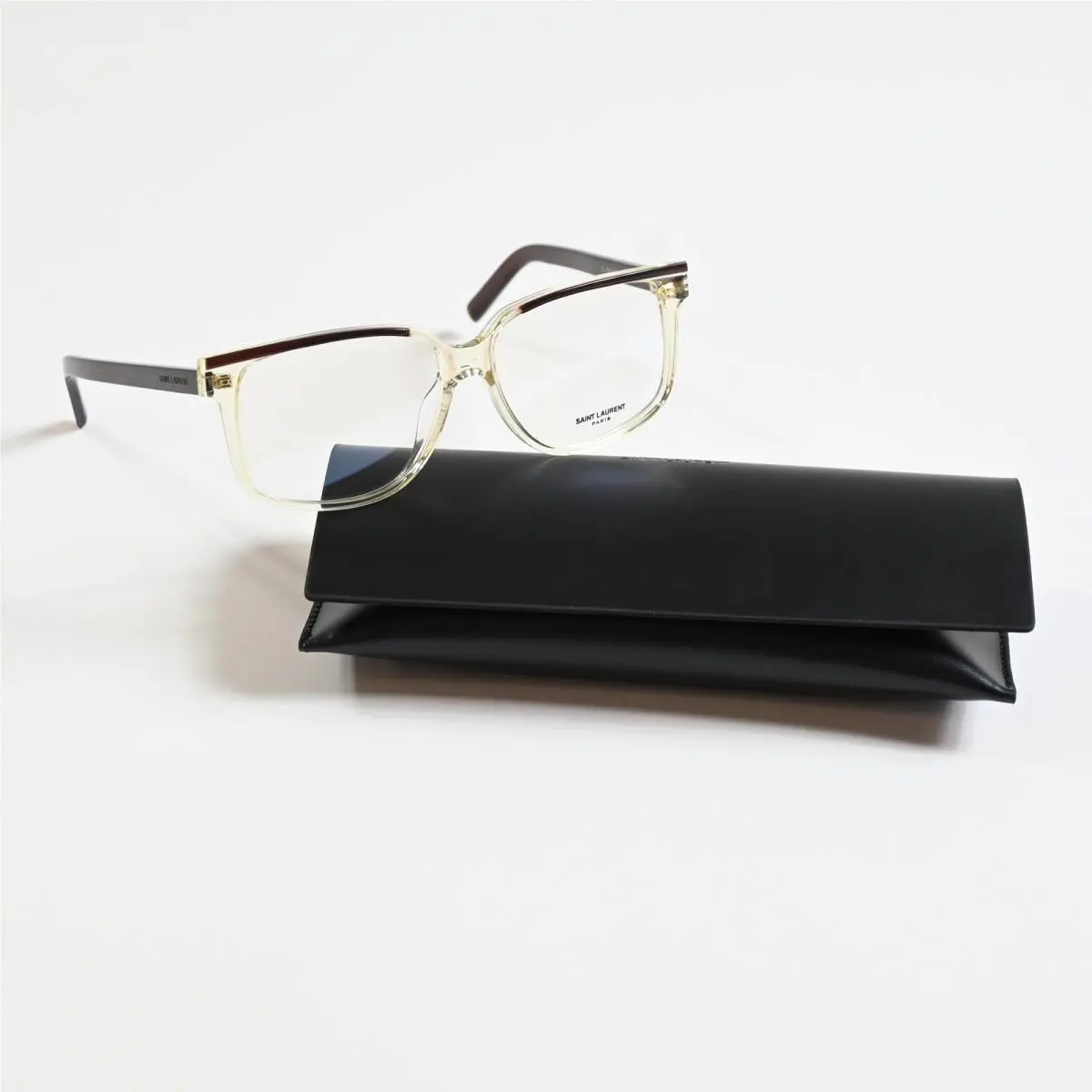 Yves Saint Laurent SL-599O 004 Mens Eyeglasses Yellow/brown 58