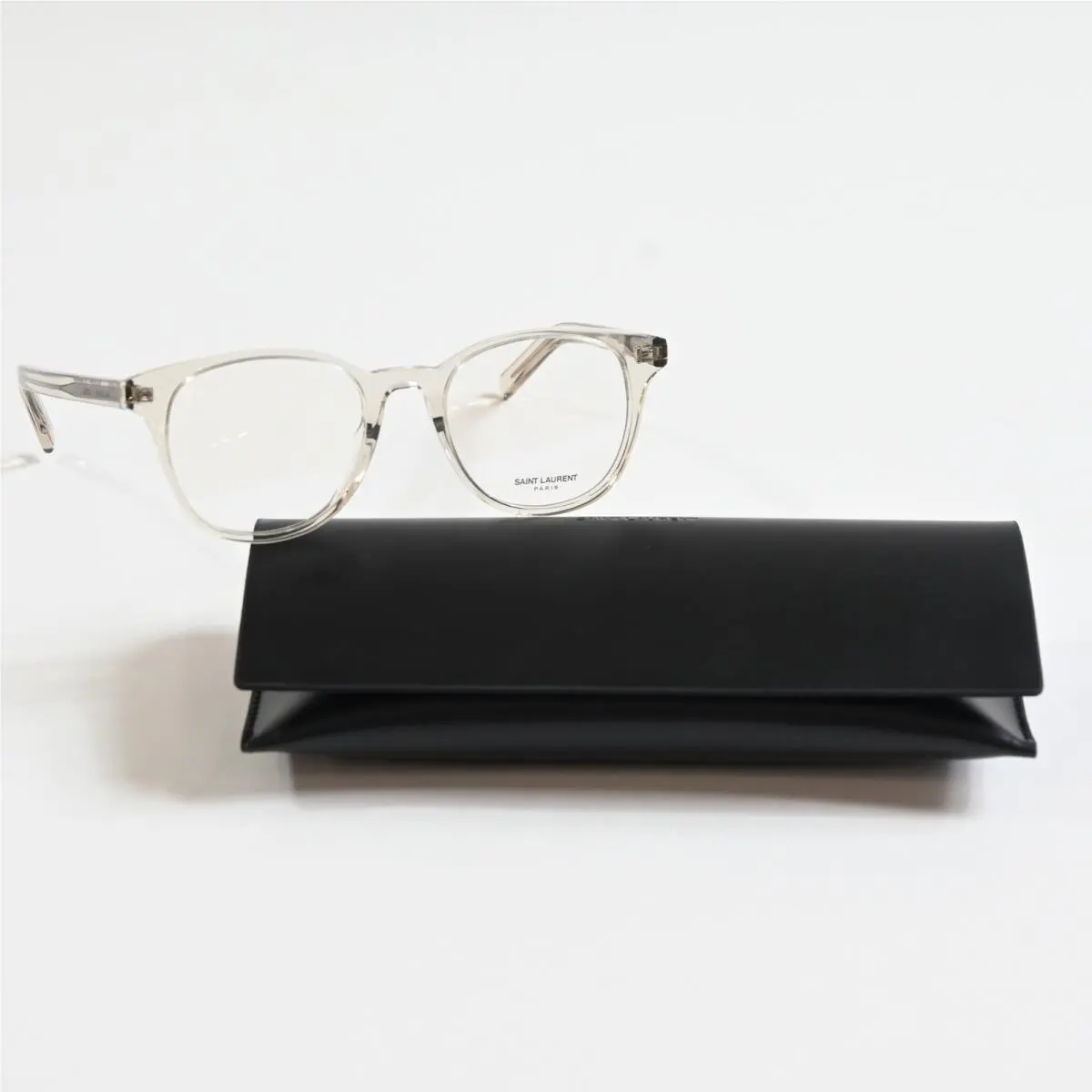 Yves Saint Laurent SL-523O 003 Mens Eyeglasses Beige 50mm