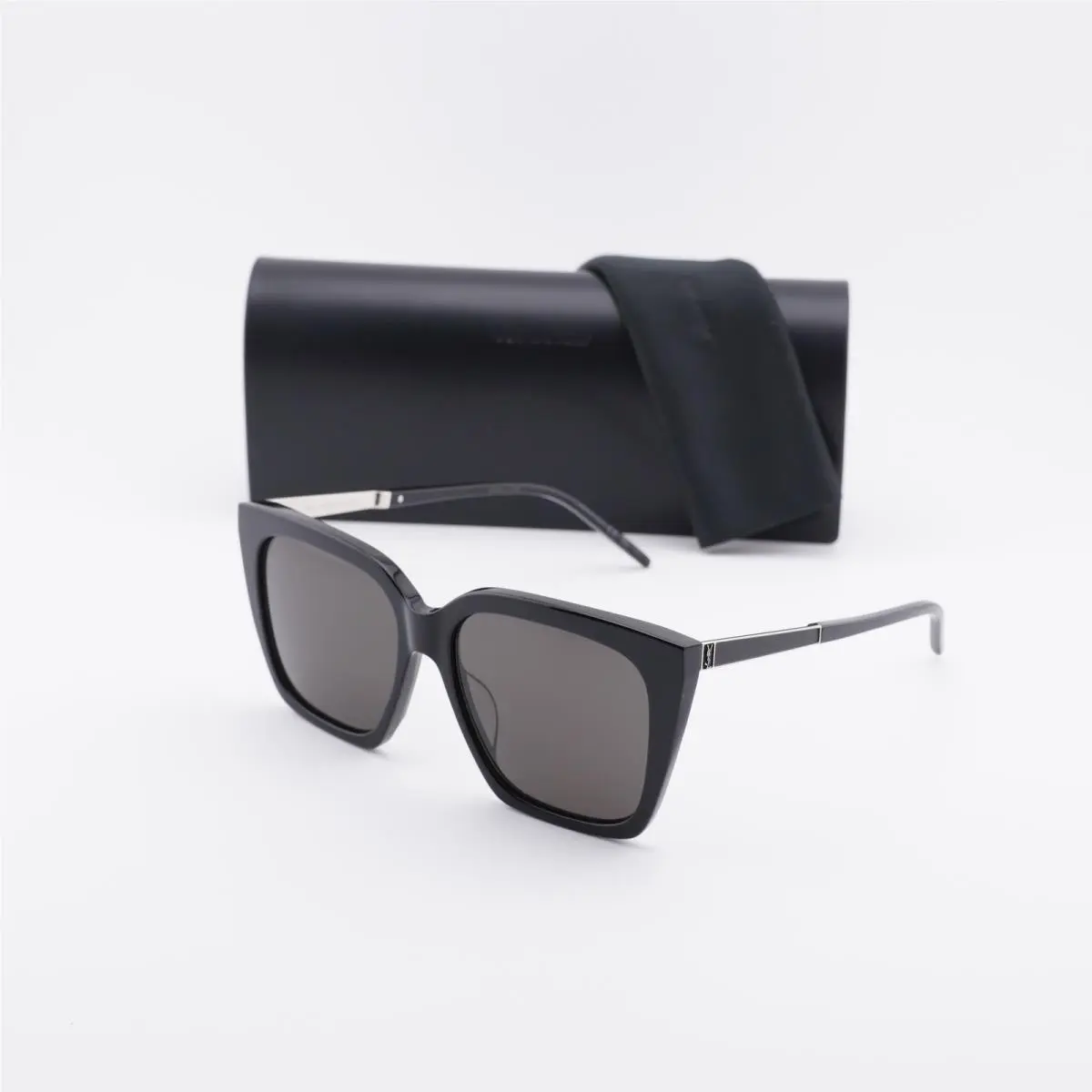 Saint Laurent SLM100 001 Black/black 56-16-145 Sunglasses
