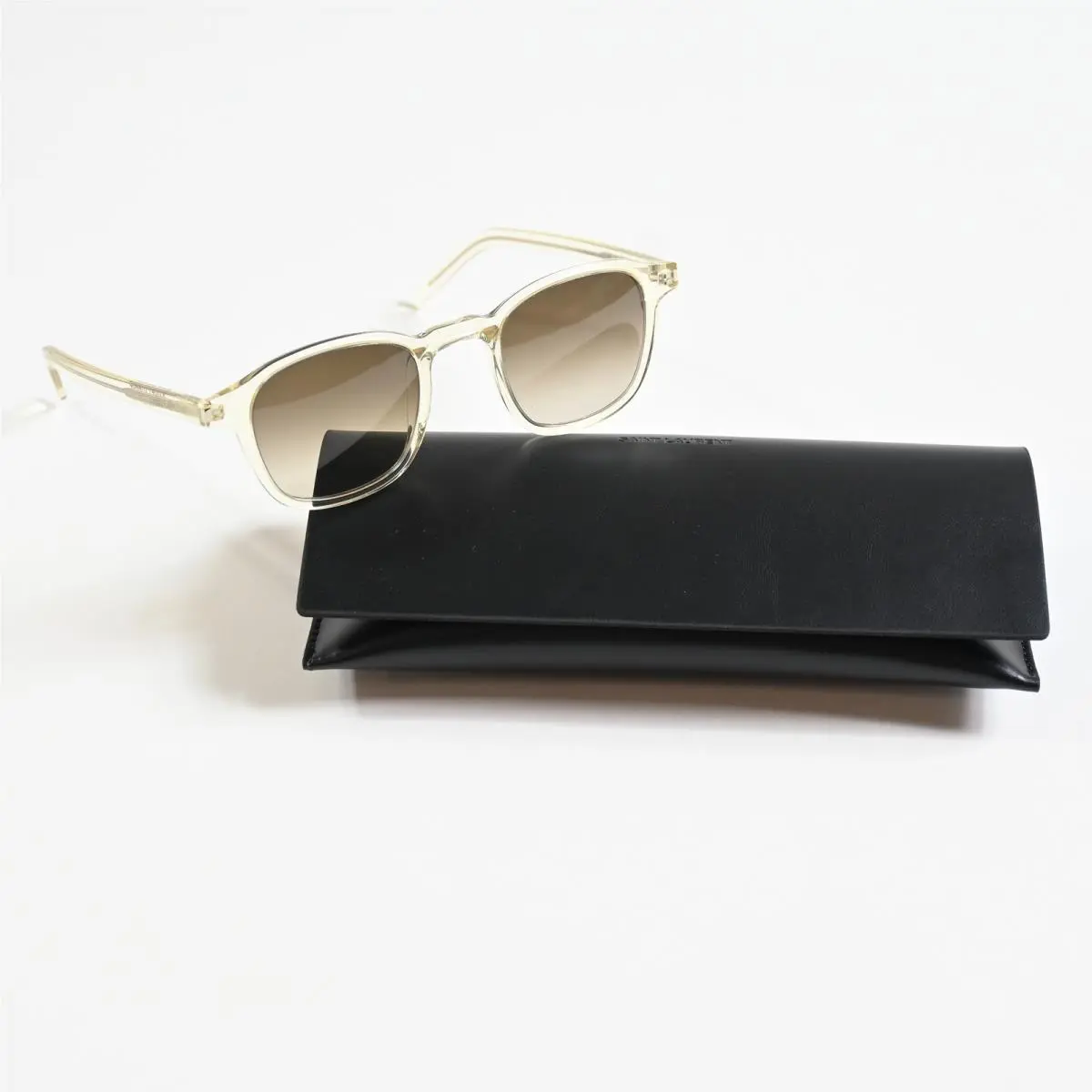 SL-549S-SLIM 007 Womens Sunglasses Yellow 47 by Yves Saint Laurent