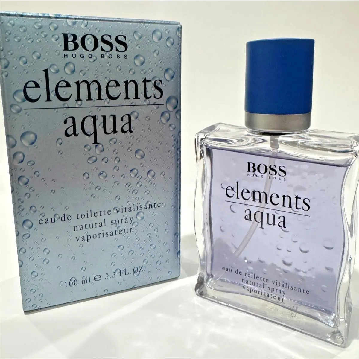 Hugo Boss Boss Elements Aqua Edt 3.4oz 100ml Men Vintage Rare