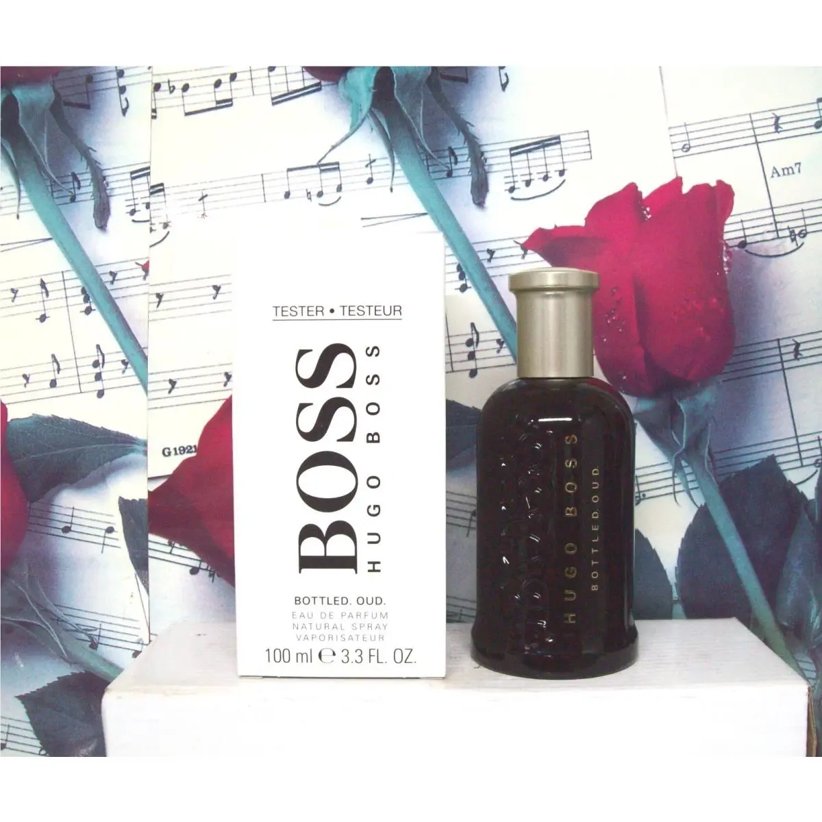 Boss Bottled Oud 3.3 Oz. Edp Spray By Hugo Boss. Ntwb