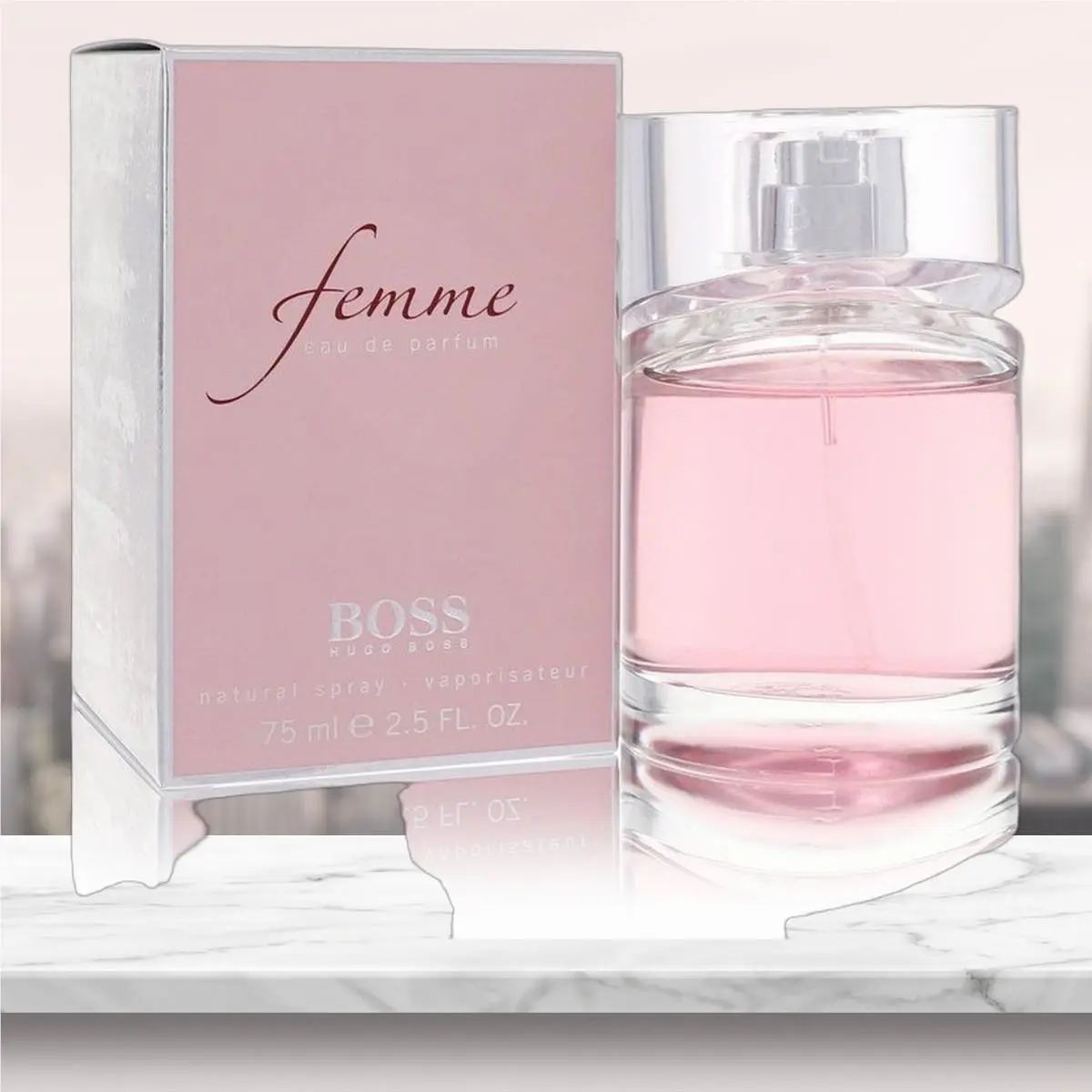 Boss Femme Eau De Parfum Spray By Hugo Boss - 2.5 oz