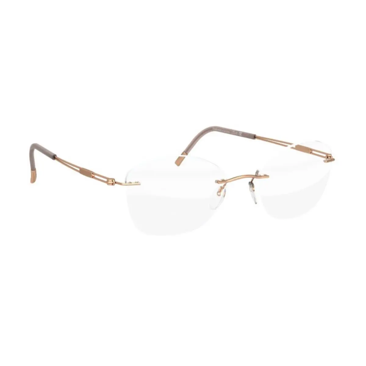 Eyeglasses 5521 EU 3530 53 Titan Next Generation Rose Titanium Frames by Silhouette