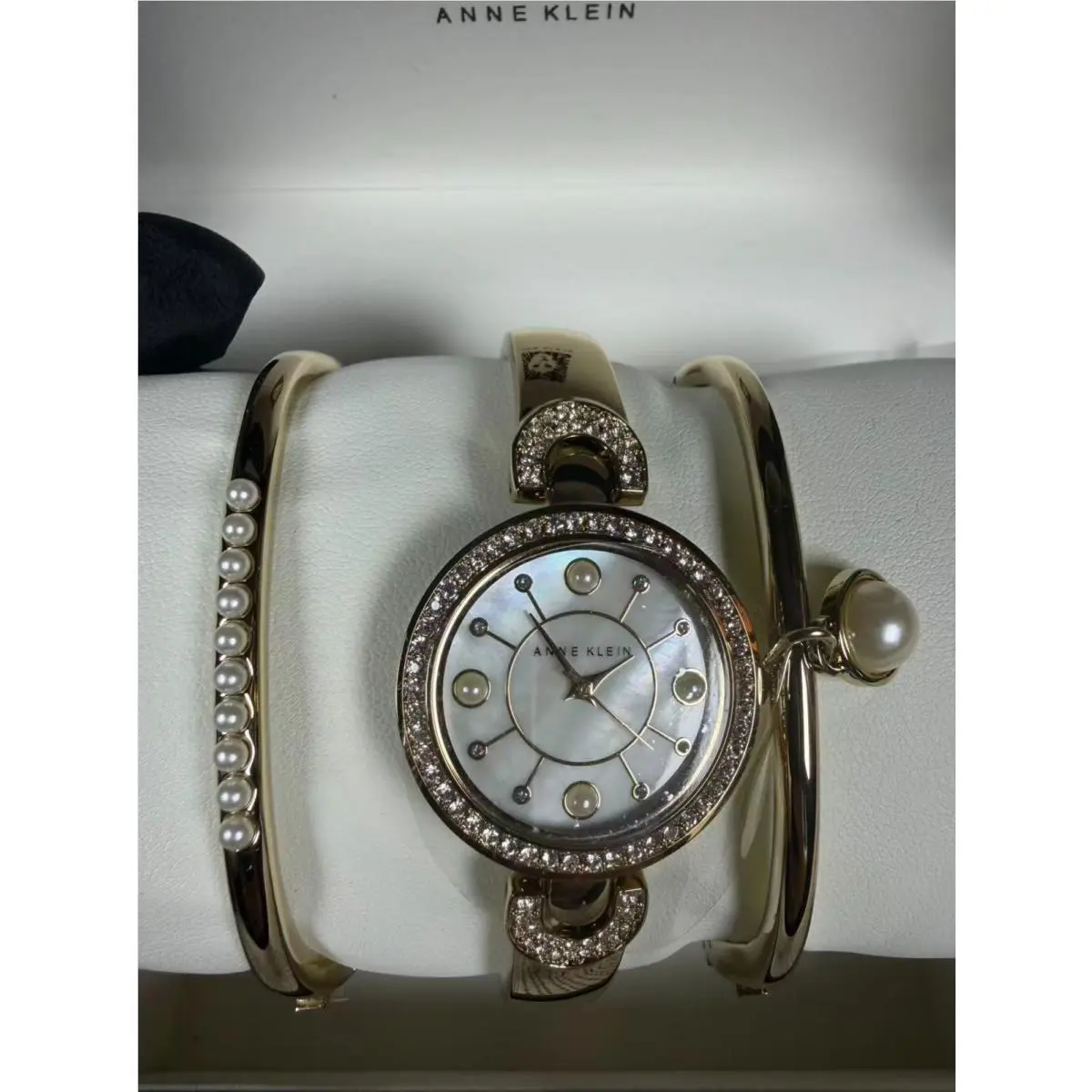 Women’s Gold Tone Watch Bracelet Gift Set by Anne Klein