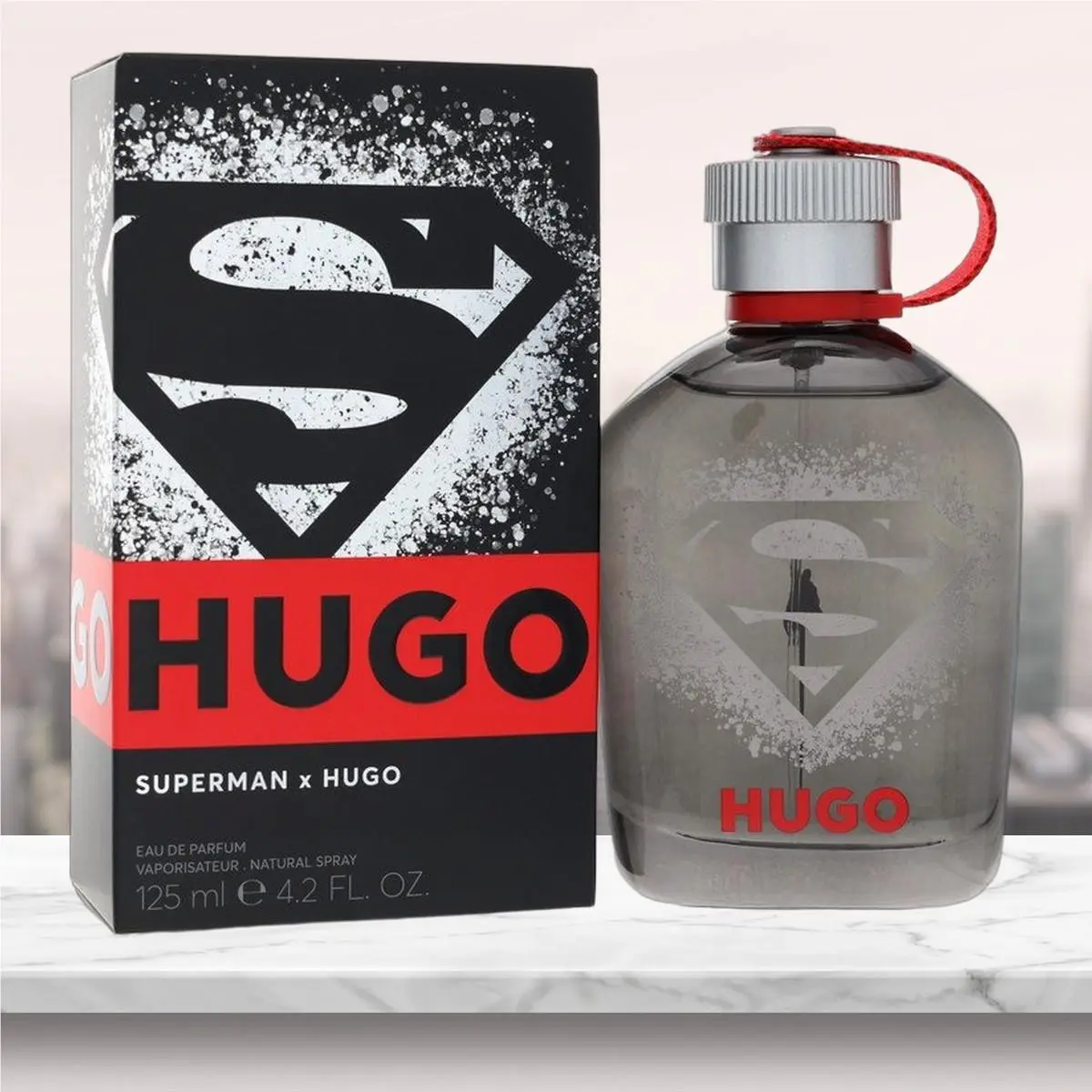 Hugo X Superman Eau De Parfum Spray By Hugo Boss - 4.2 oz