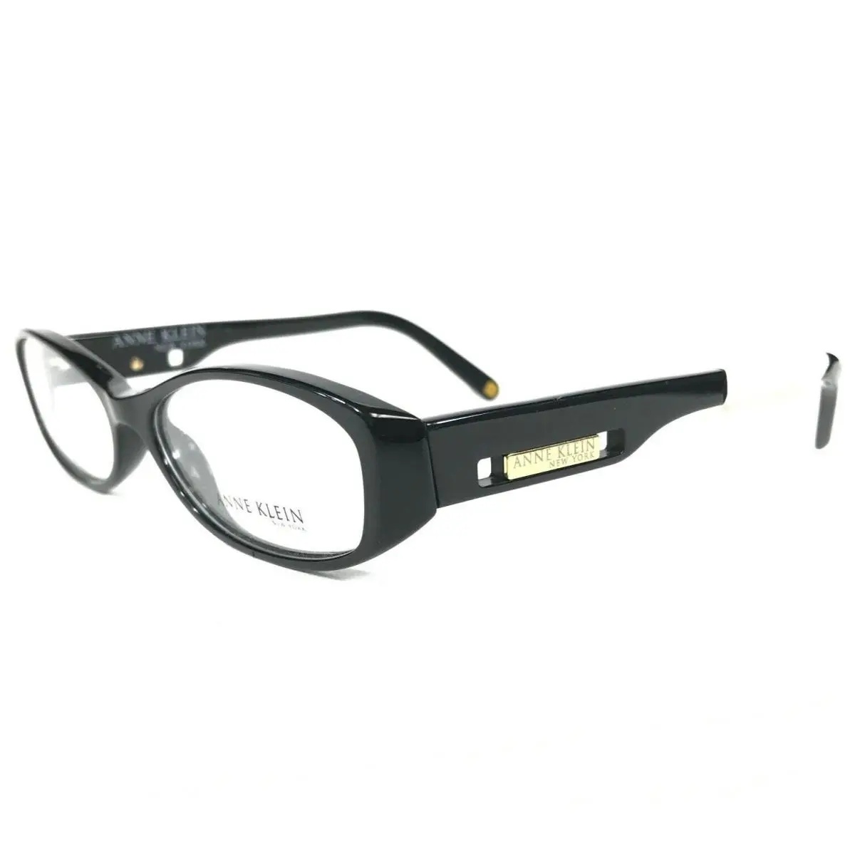 Anne Klein Eyeglasses Frames Akny 8059 147 Black Round Oval Full Rim 52-14-135