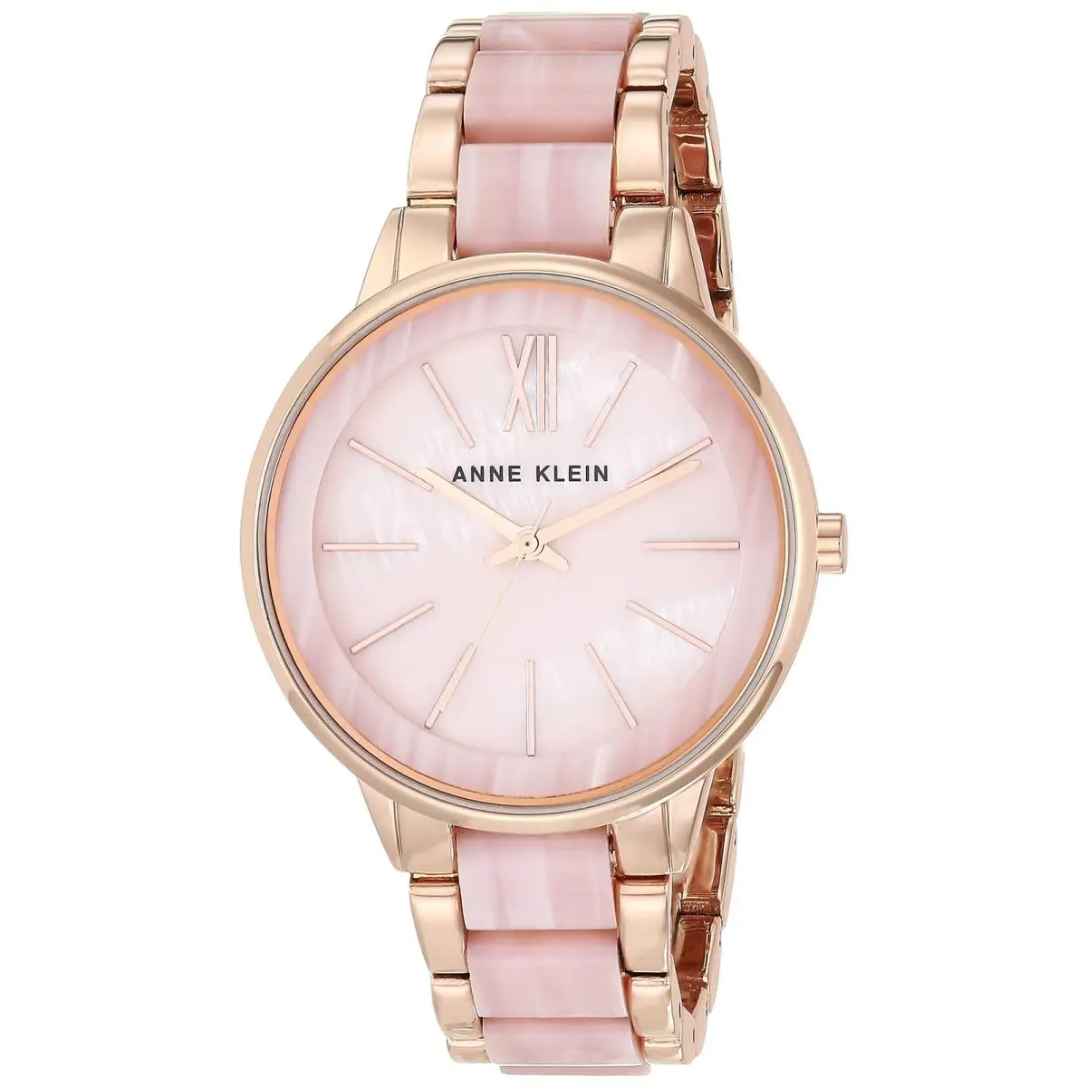 Women`s Resin Bracelet Watch Light Pink/rose by Anne Klein