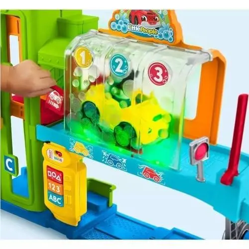 Little People Toddler Toy Light-up Learning Garage Electronic Fisher-price