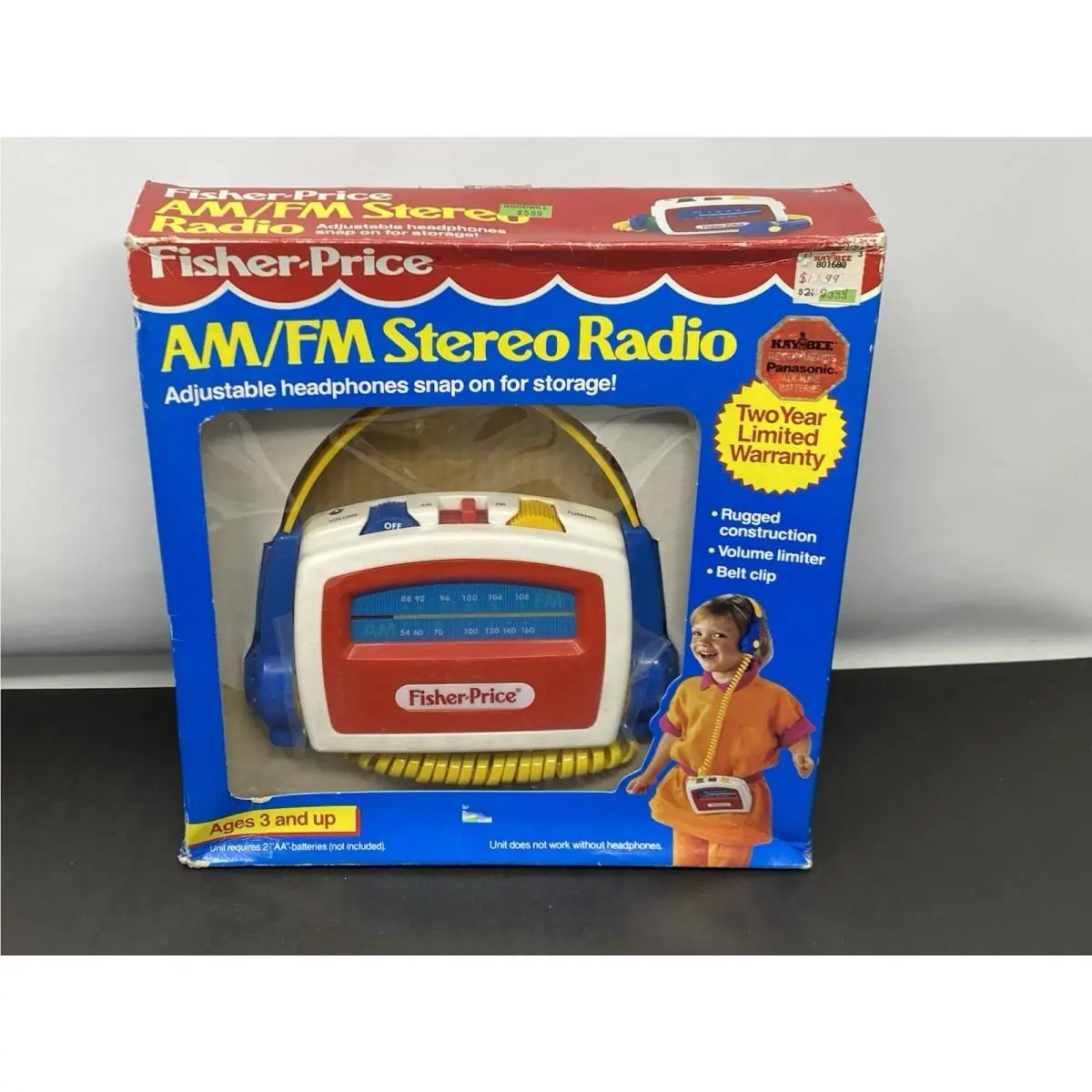 1991 Vintage Fisher Price Am/fm Stereo Radio