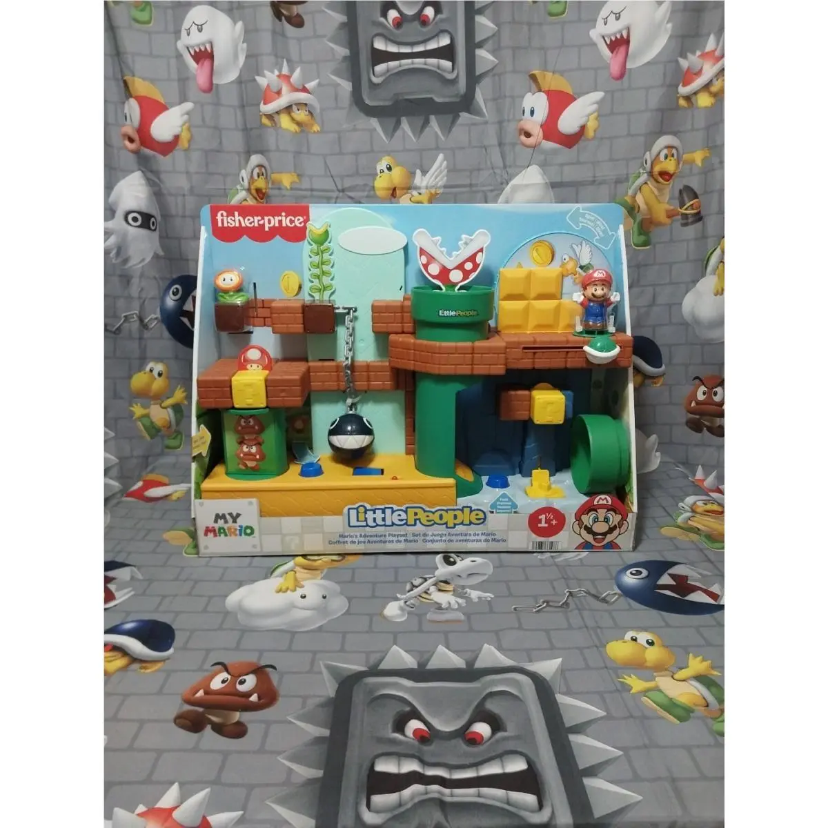 Fisher-price Little People My Mario Adventure Playset Musical Toddler Toy Set
