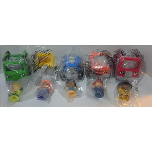 Fisher-price Little People Toddler Playset Activity Vehicles Set with 10 Toys