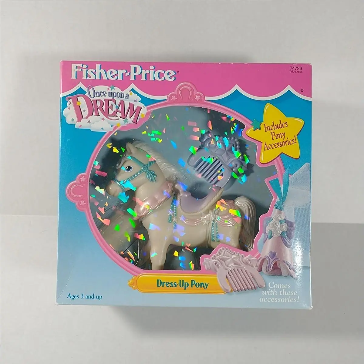 Fisher-price Once Upon A Dream Dress Up Pony Set 74736 Nos 1995