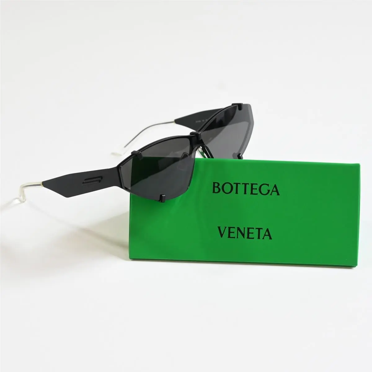 Bottega BV1165S 002 Womens Sunglasses Black 99mm by Bottega Veneta