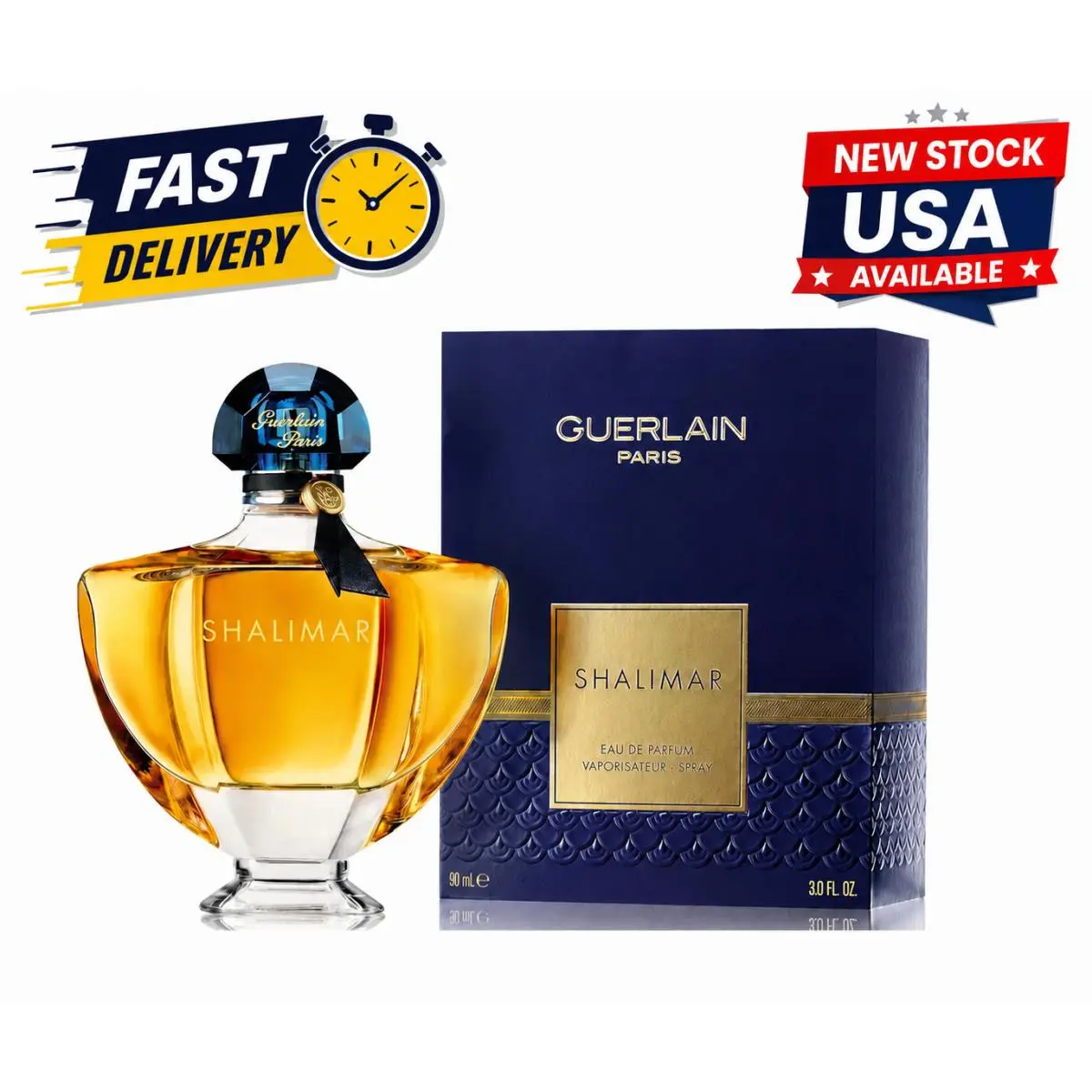 Shalimar by Guerlain Eau de Parfum Perfume For Women 3.0 Oz Usa
