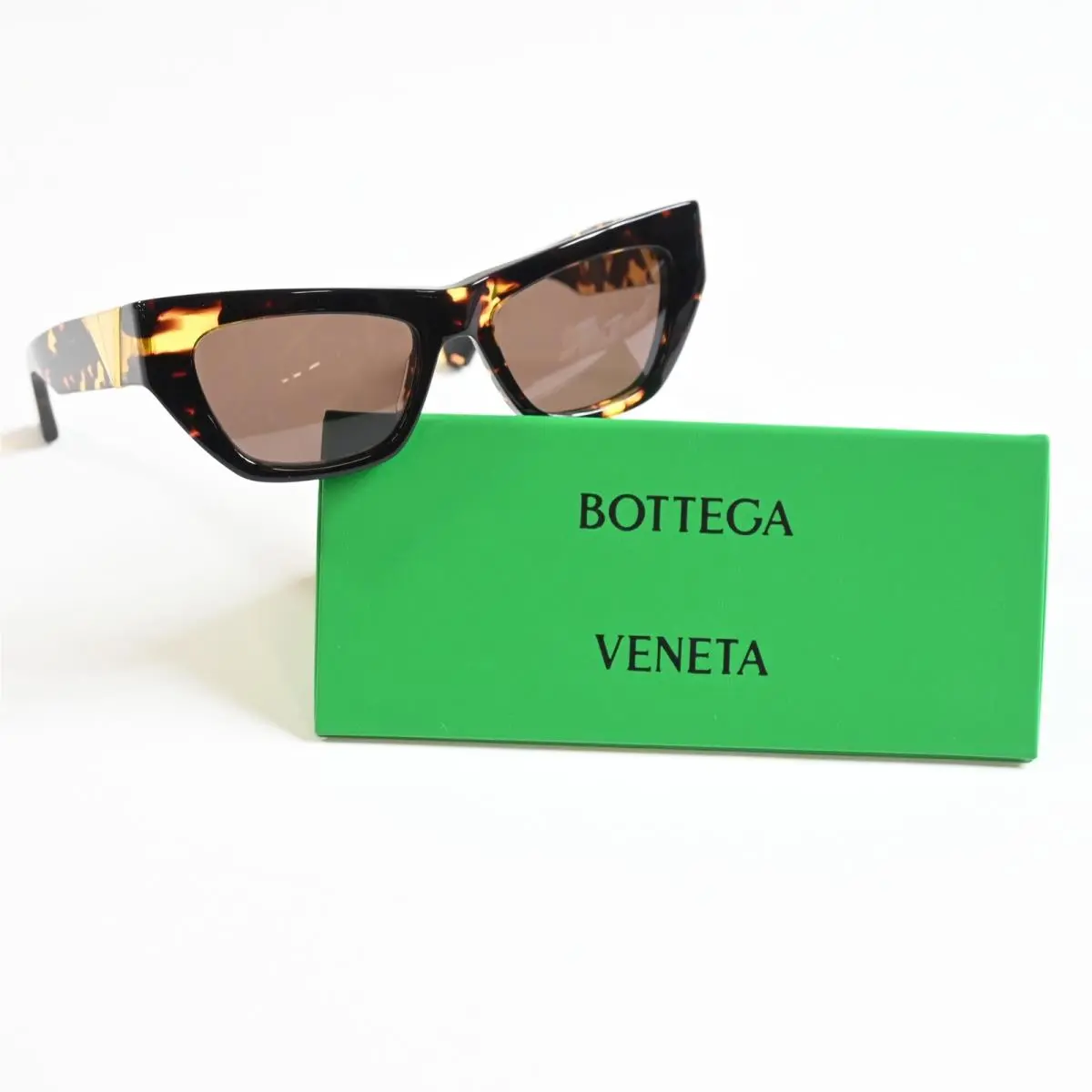 Bottega BV1177S 002 Womens Sunglasses Dark Tortoise/gold 52mm by Bottega Veneta
