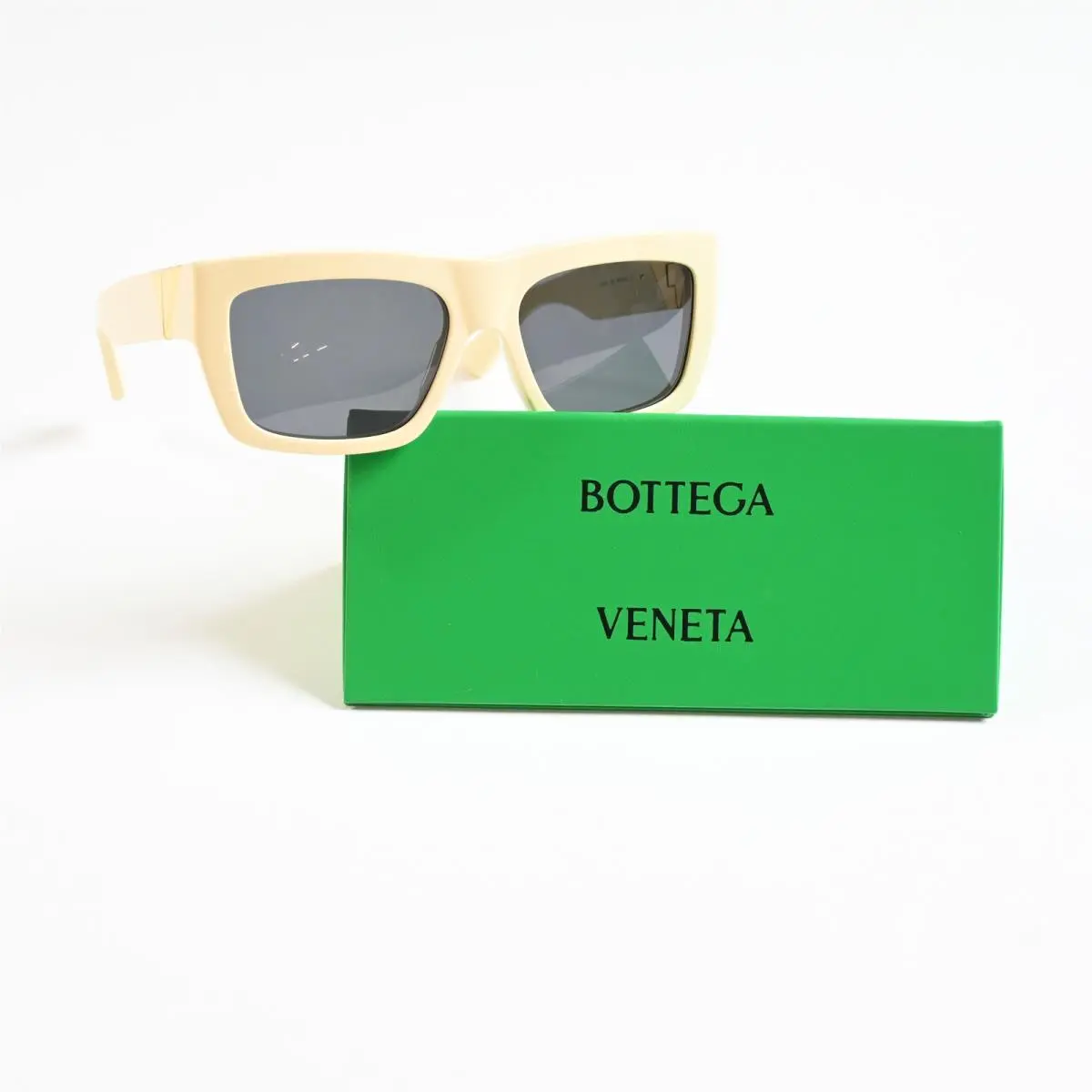 Bottega BV1178S 004 Womens Sunglasses Yellow/gray 57mm by Bottega Veneta