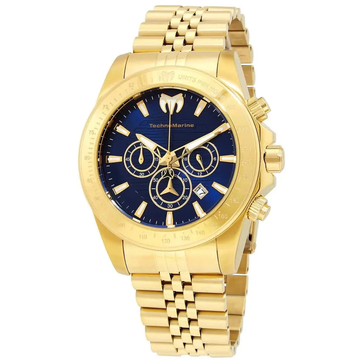 Technomarine Manta Ray Chronograph Blue Dial Men`s Watch TM-220149 by TechnoMarine