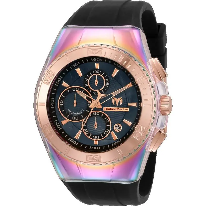 Technomarine Cruise Men`s 45mm Gray Pearl Dial Iridescent Watch 115367