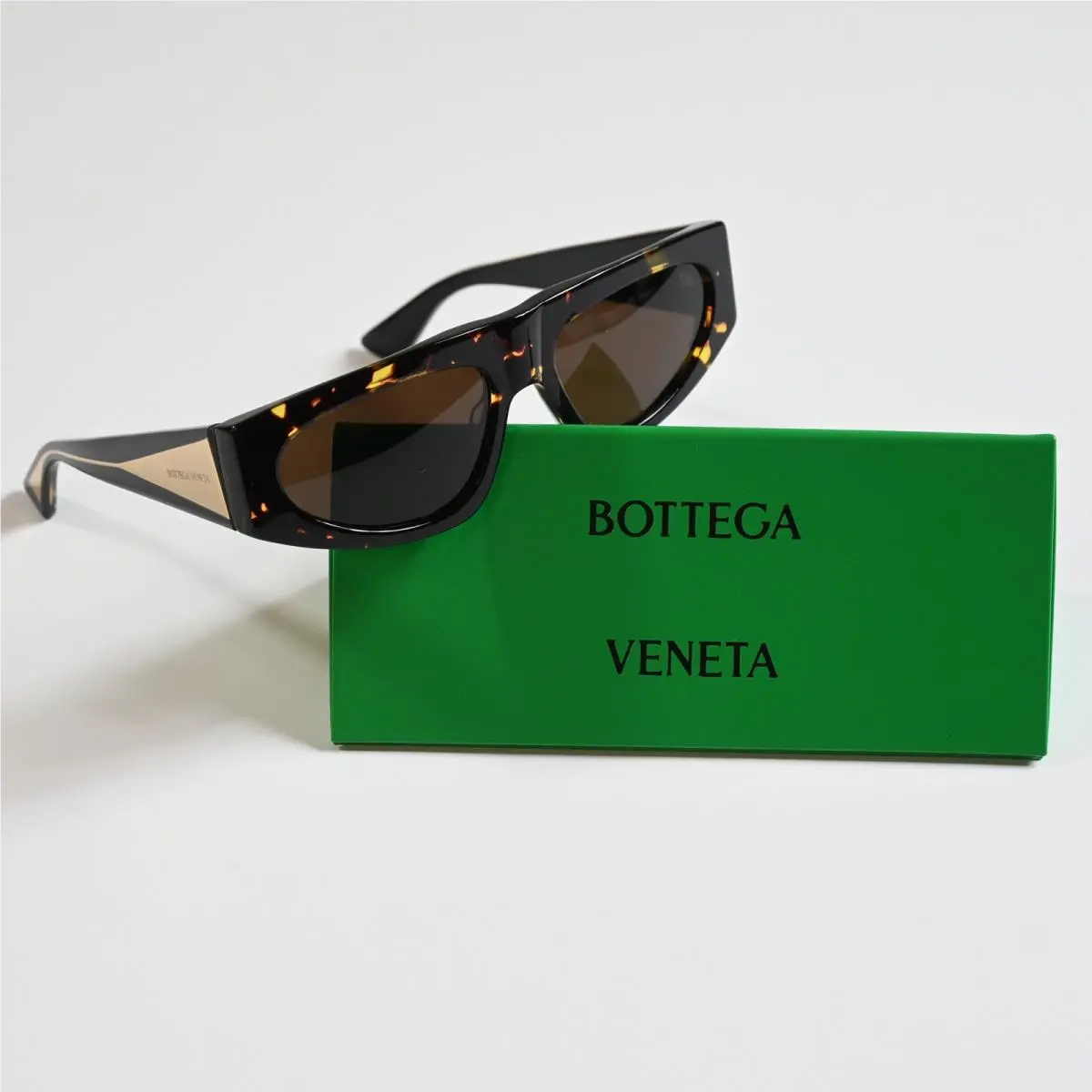 Bottega BV1277S 002 Womens Sunglasses Havana/gold 57mm by Bottega Veneta