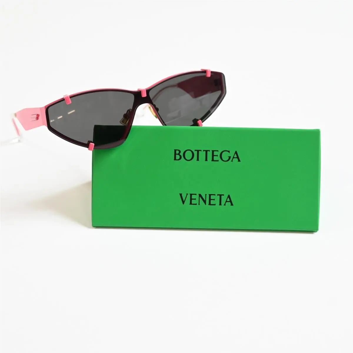 Bottega BV1165S 003 Womens Sunglasses Pink/black 99mm by Bottega Veneta