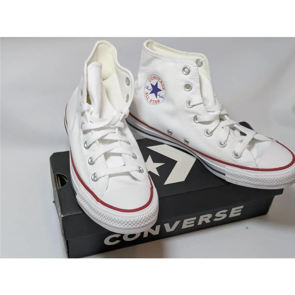 Converse All Star Optical White High Top Sneakers Women`s Sizes M7650C