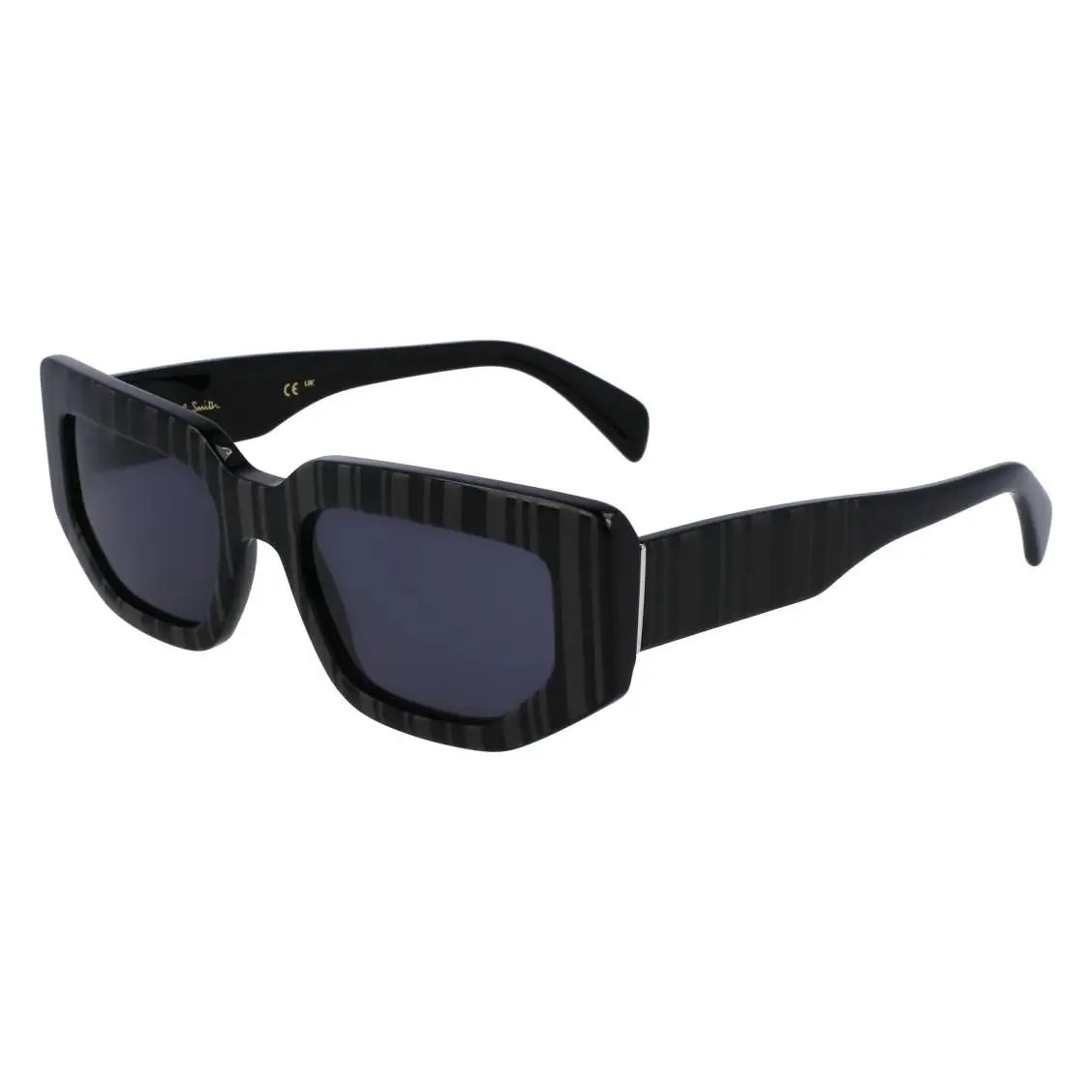 Paul Smith PS24617S 007 Black Stripes All Over Kennet Sunglasses with Grey Lens
