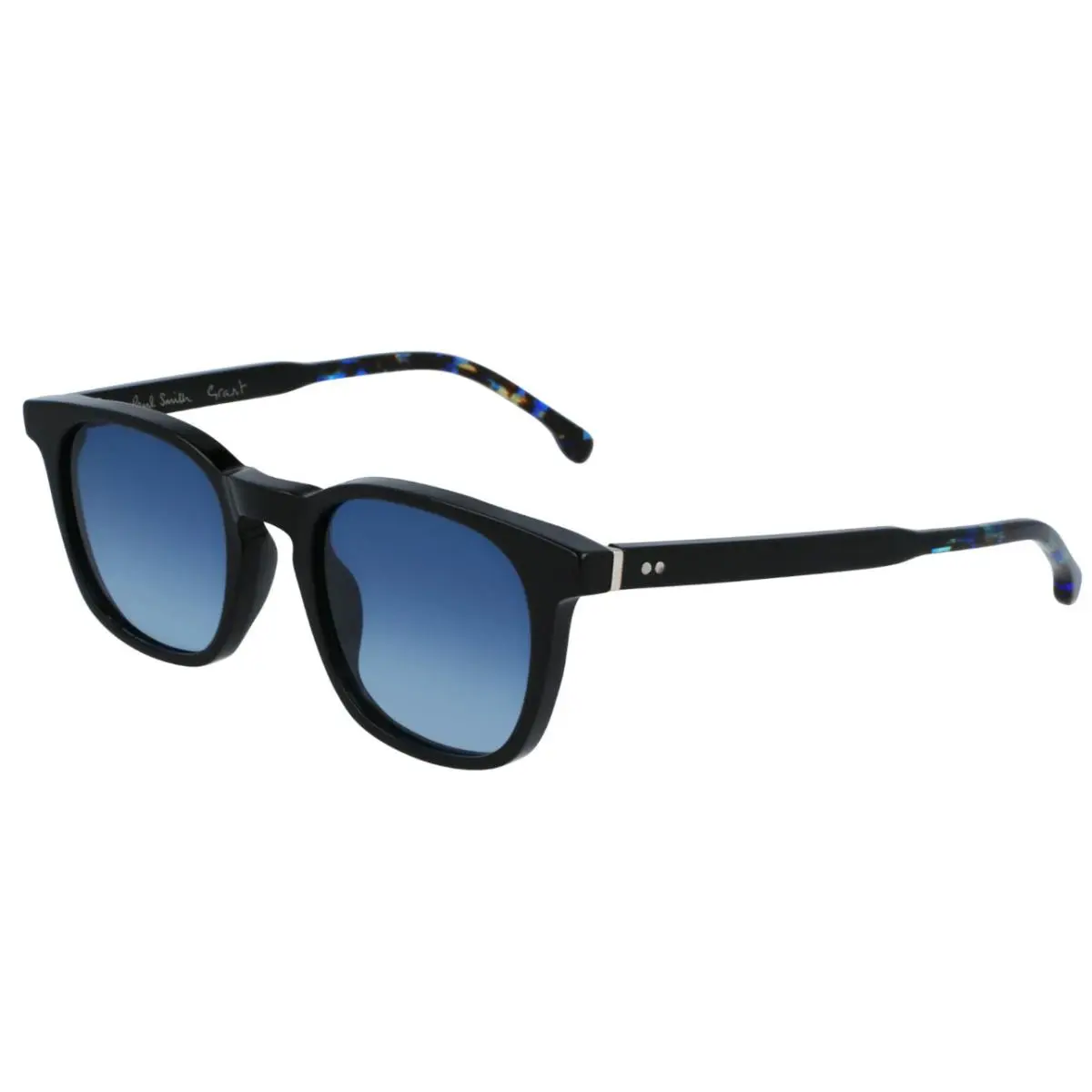 Paul Smith PSSN091 001 Black Blue Grant Sunglasses with Blue Lenses