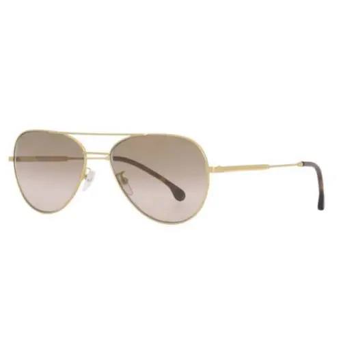 Paul Smith PSSN006V2S 004 Matte Gold Angus Aviator Sunglasses W/brown Lenses