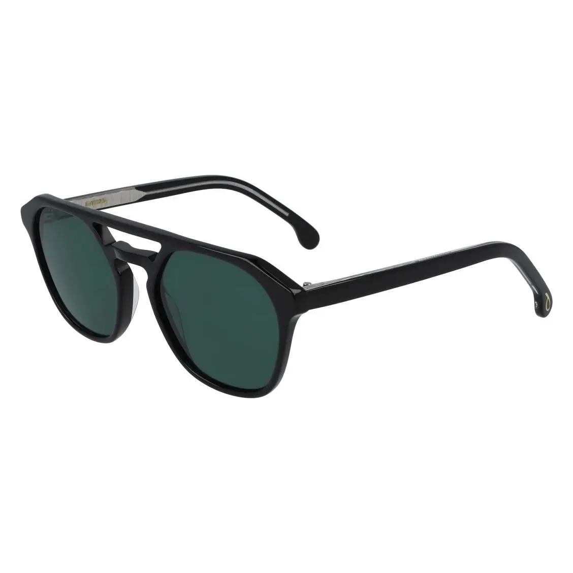 Paul Smith PSSN015V1S 001 Black Ink Barford Sunglasses with Green Lenses