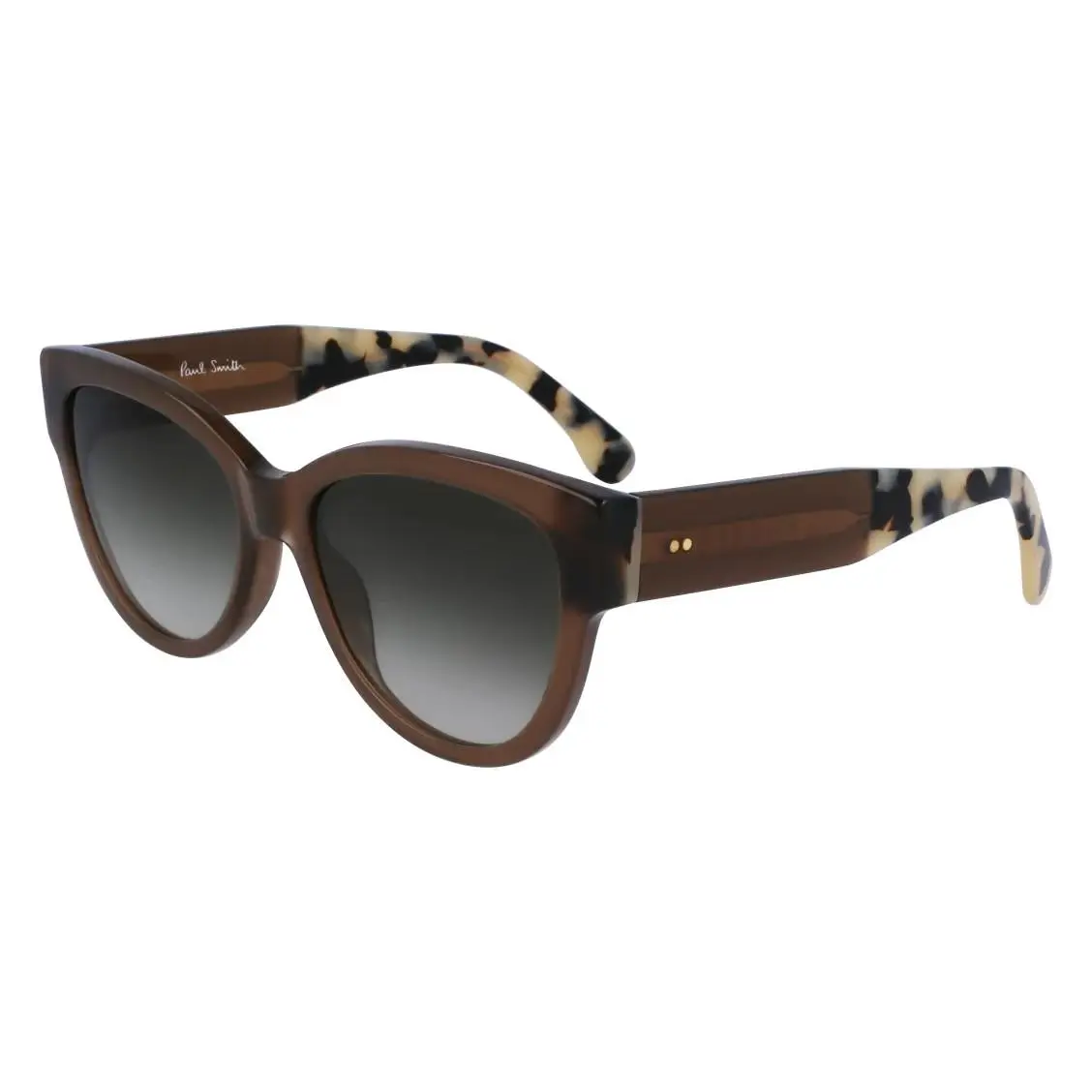 Paul Smith PSSN06755 004 Opale Brown Etta Sunglass with Green Gradient Lens