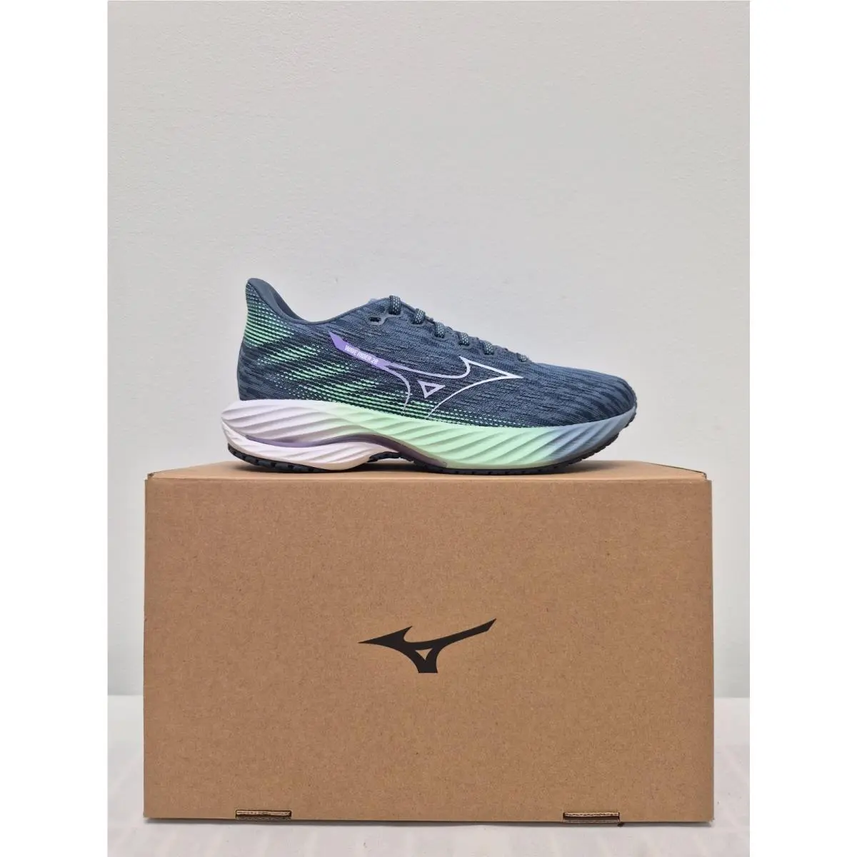 Mizuno shoes - MIZUNO WAVE RIDER 28 - WAVE RIDER - 4114579600 - Blue 4