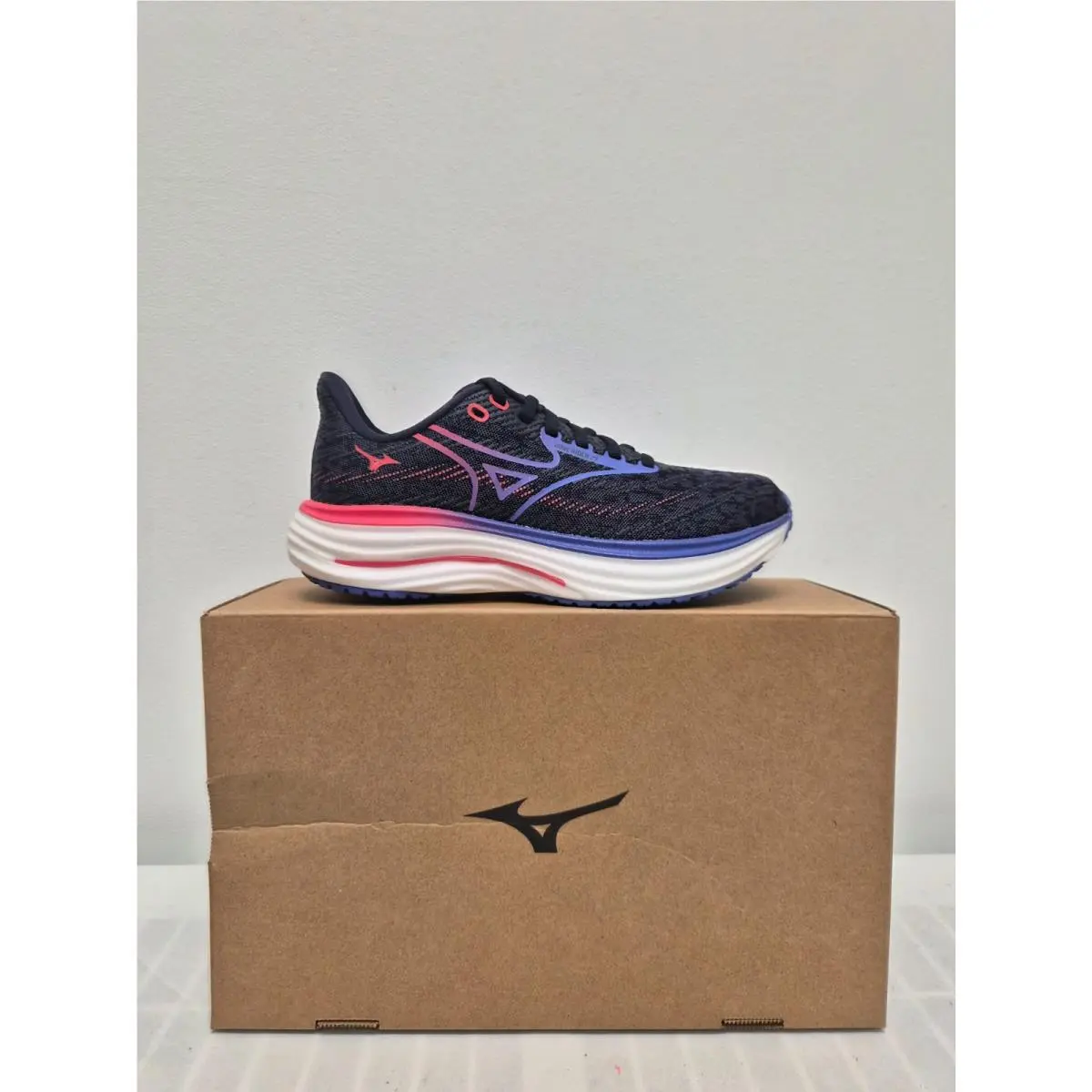 Mizuno shoes - MIZUNO WAVE RIDER 29 - WAVE RIDER - 4115369W6U - Black 8