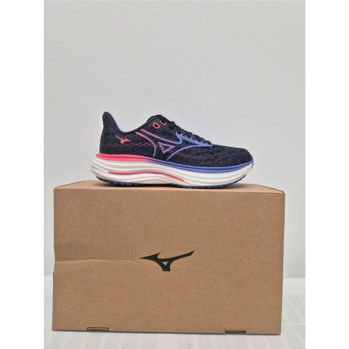 Mizuno shoes - MIZUNO WAVE RIDER 29 - WAVE RIDER - 4115369W6U - Black 4