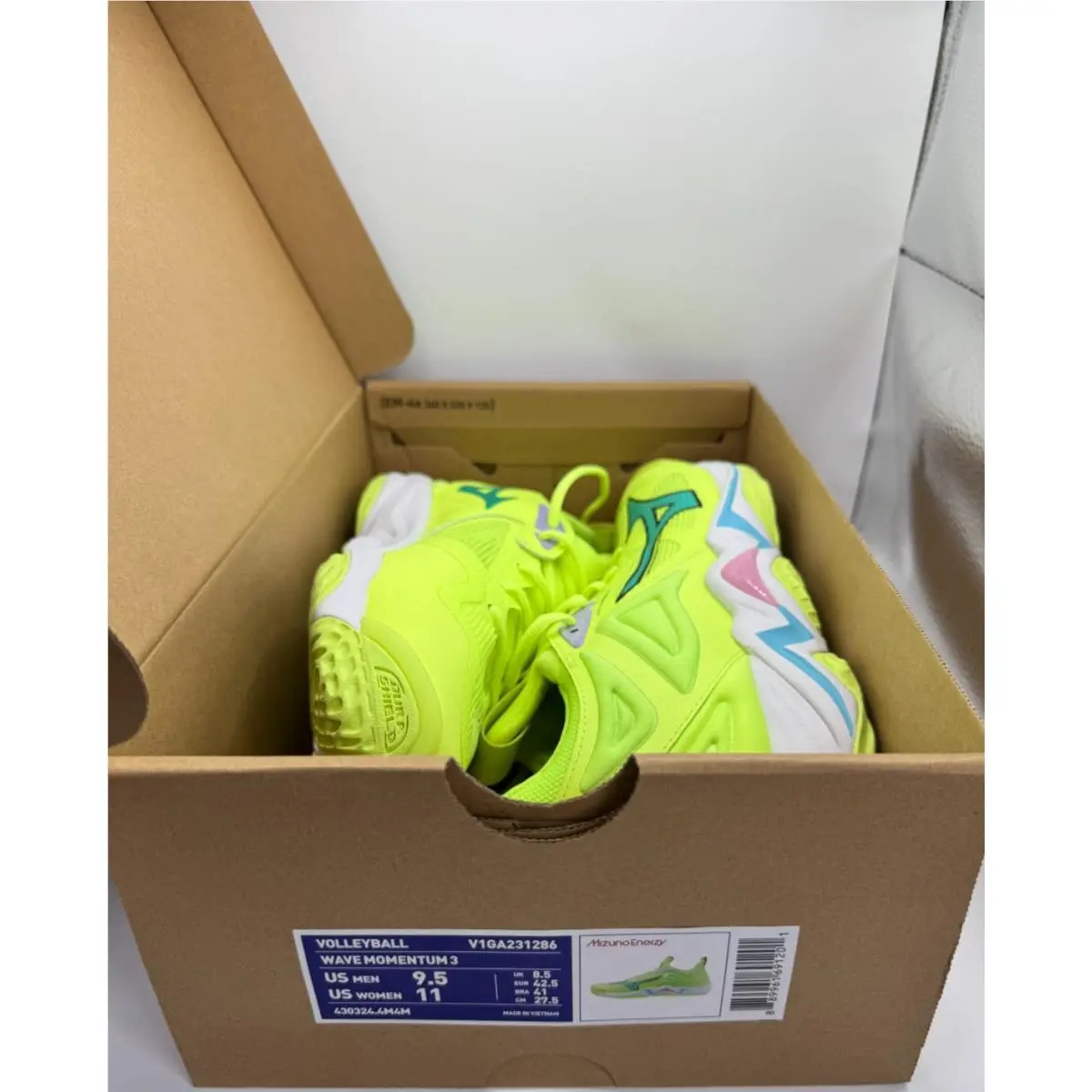 Mizuno shoes - Mizuno Wave Momentum 3 - Wave Momentum - 430324 - Green 7