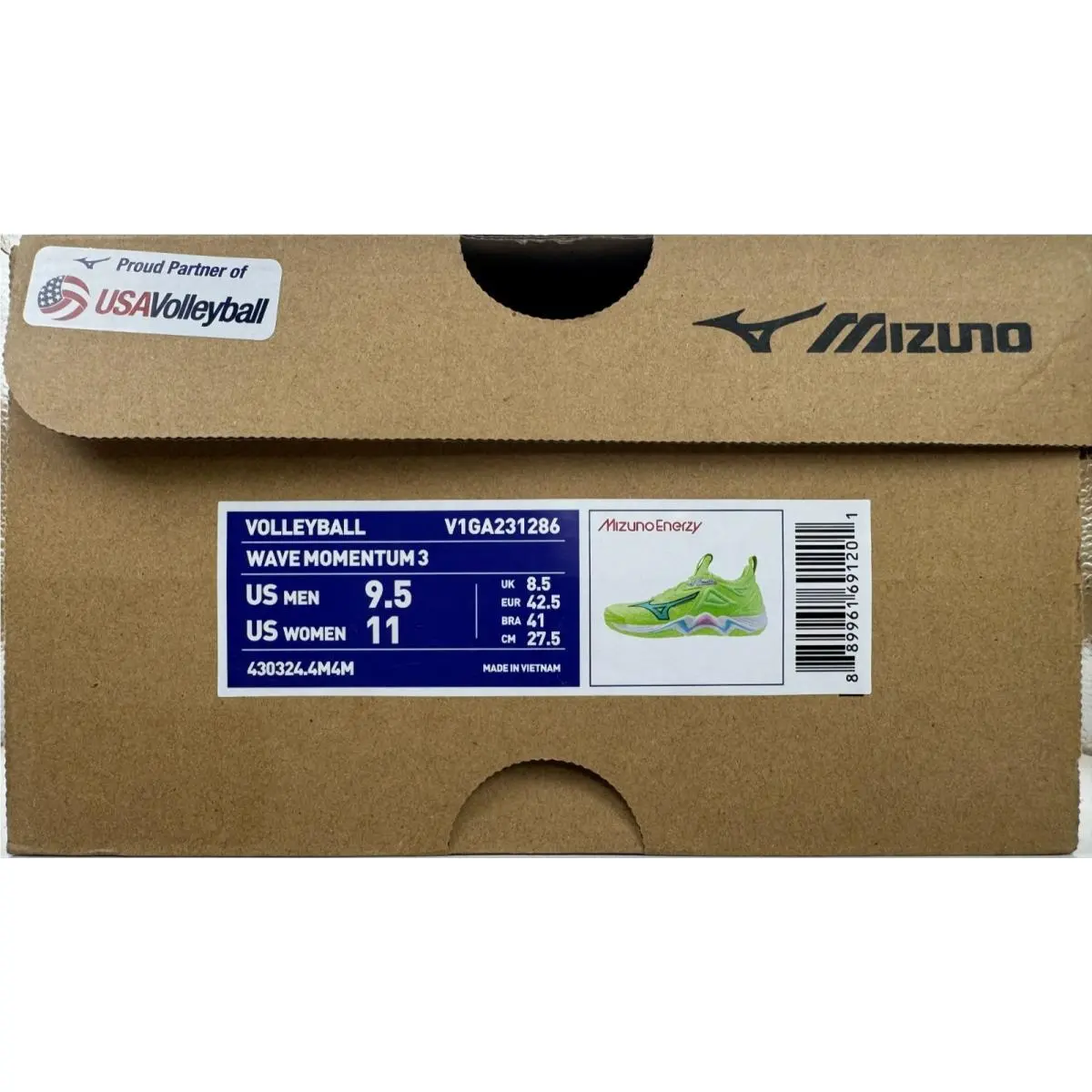 Mizuno shoes - Mizuno Wave Momentum 3 - Wave Momentum - 430324 - Green 8